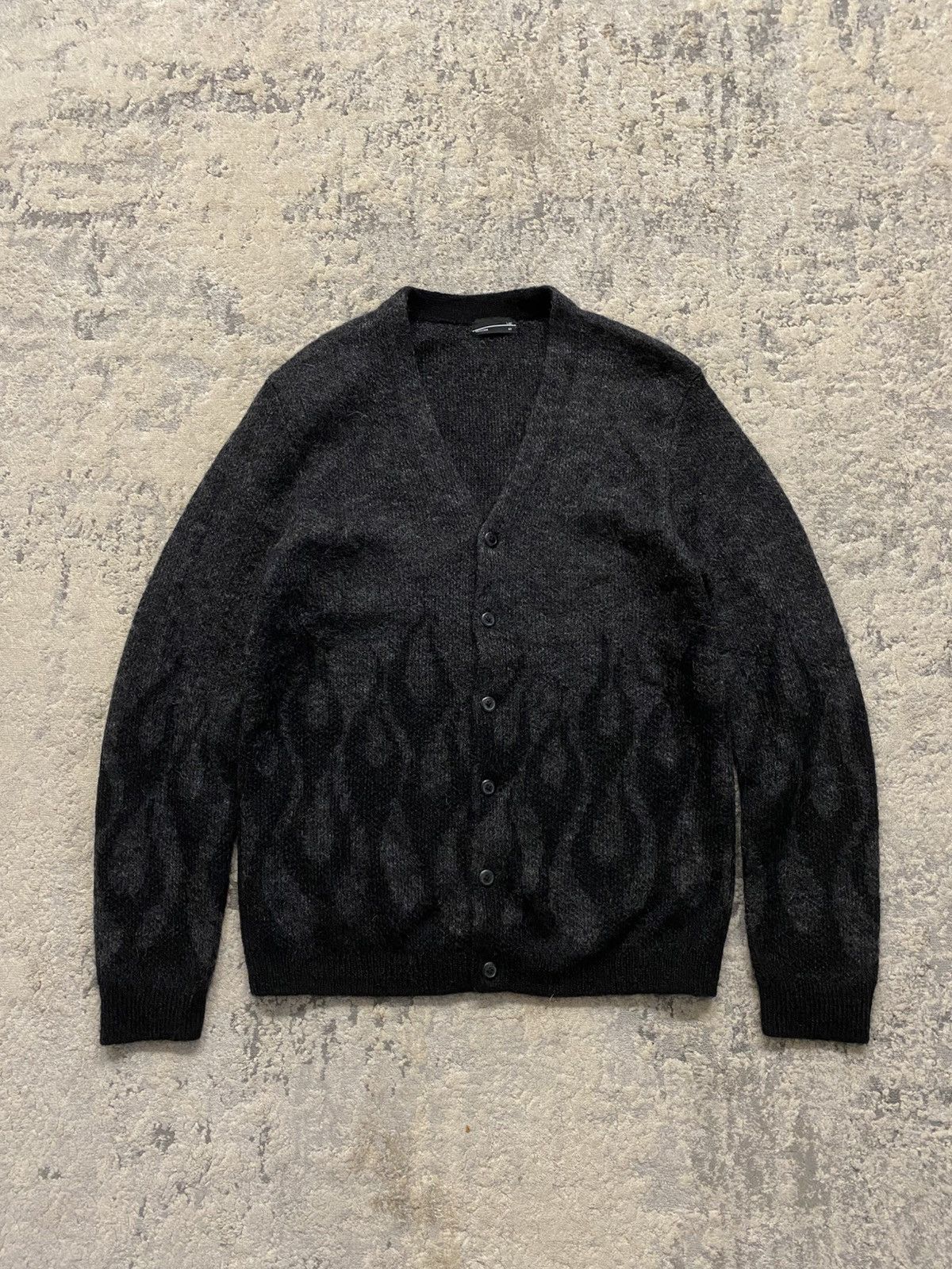 Lad Musician Lad Musician AW12 Flames Cardigan Black Size US S / EU 44-46 / 1 - 1 Thumbnail