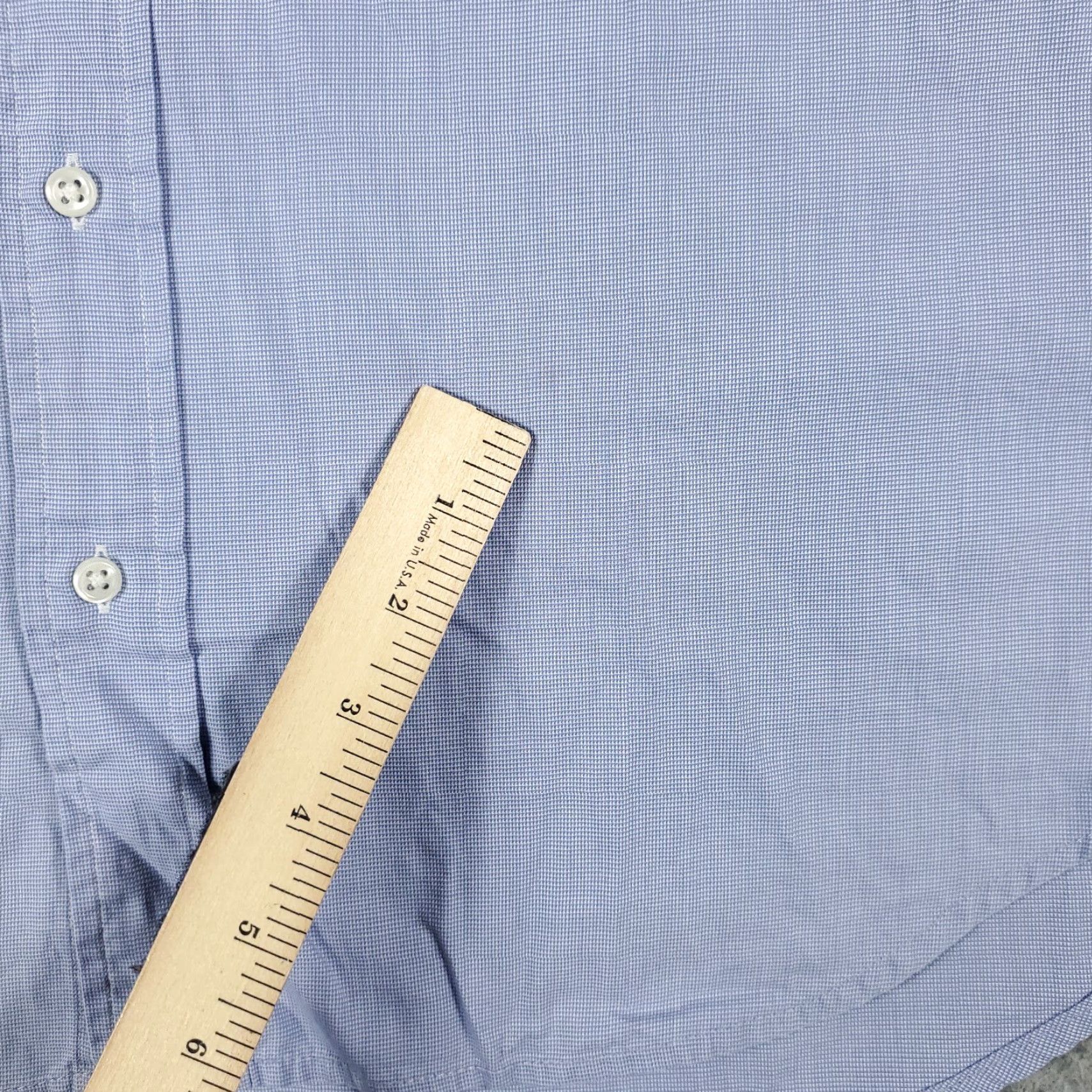 Ralph Lauren Ralph Lauren Shirt Mens 16 Blue Pony Dress Shirt Long Sleeve Button-Down Non-Iron Regular Fit, Blue, 16, Classic American Style Mens Shirt Size US L / EU 52-54 / 3 - 7 Thumbnail