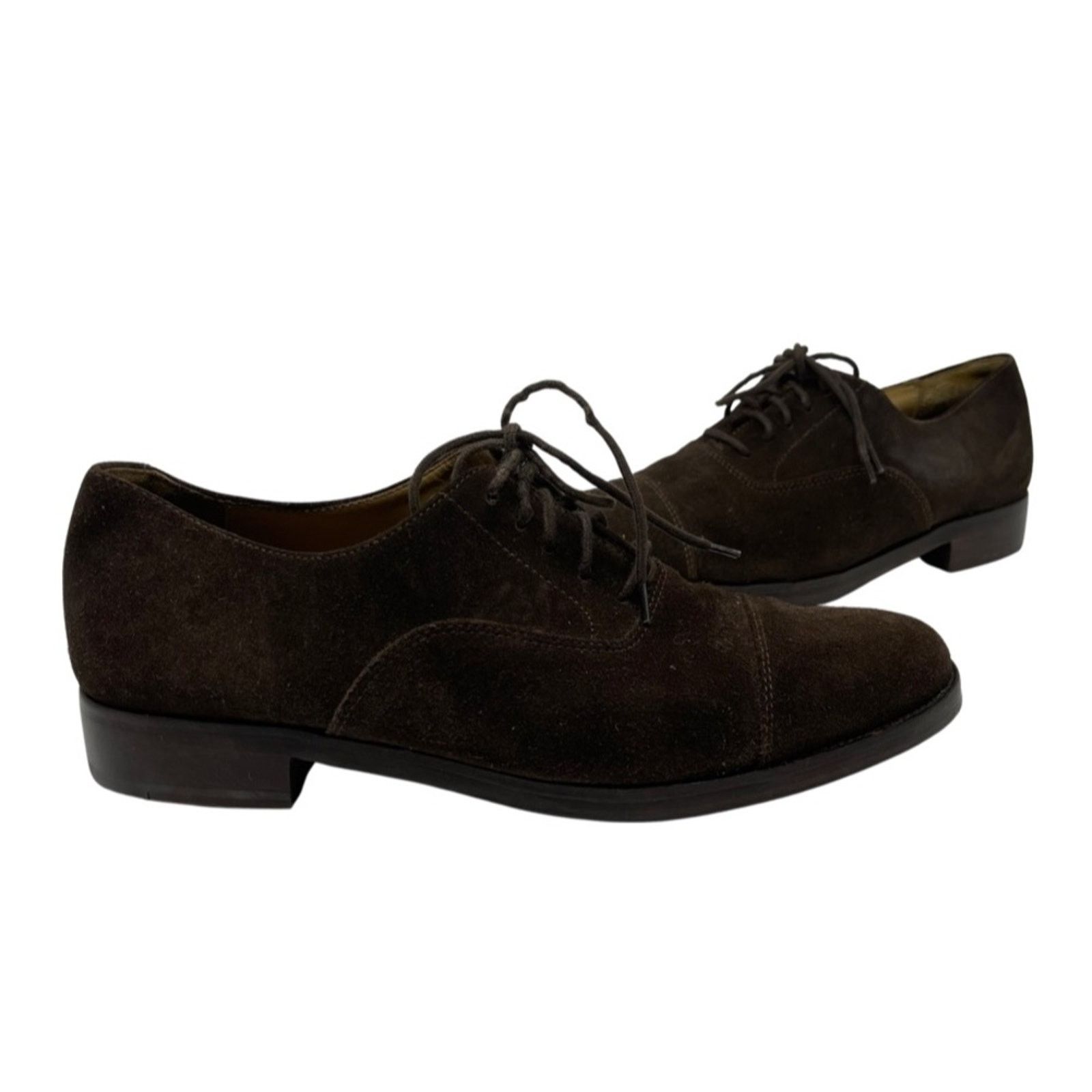 Ralph Lauren Polo Ralph Lauren brown suede lace up Oxford shoes 9 Size US 9 / EU 42 - 1 Thumbnail
