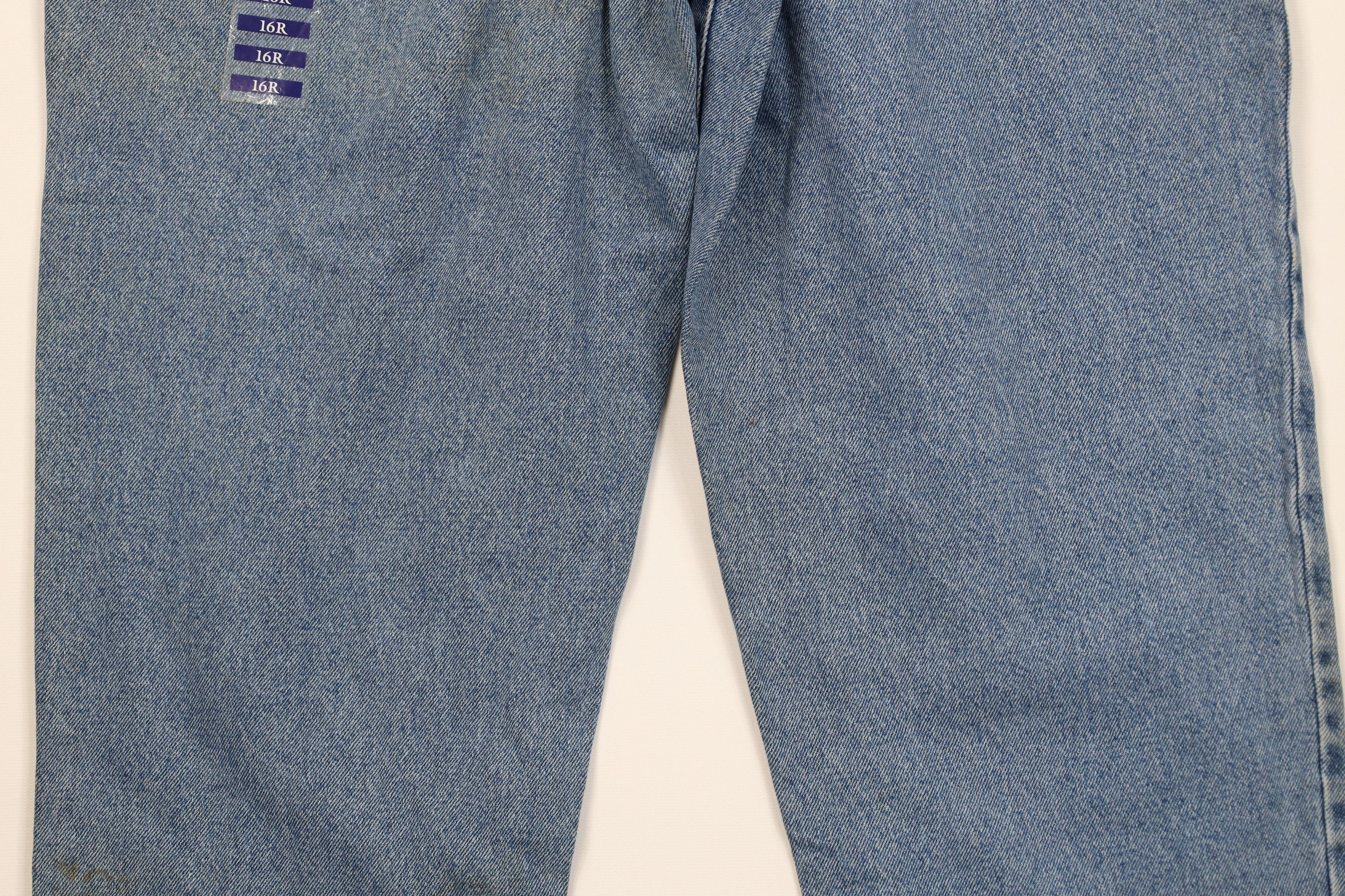 Columbia Deadstock Vintage 90s Columbia Fit Tapered Leg Denim Jeans Size 38" / US 16 / IT 52 - 12 Thumbnail