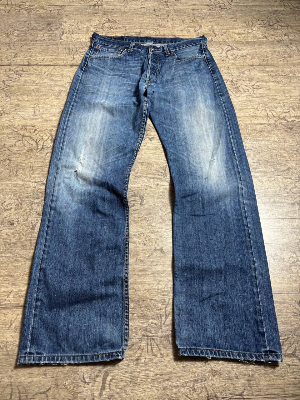 Levi's Vintage Levi's Crazy Bootcut y2K Flared Distressed Jeans Size US 32 / EU 48 - 14 Thumbnail