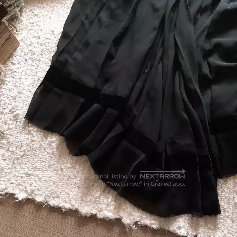 Comme des Garcons Comme des Garcons size M Torn pleated skirt / half skirt Size 22" - 4 Thumbnail