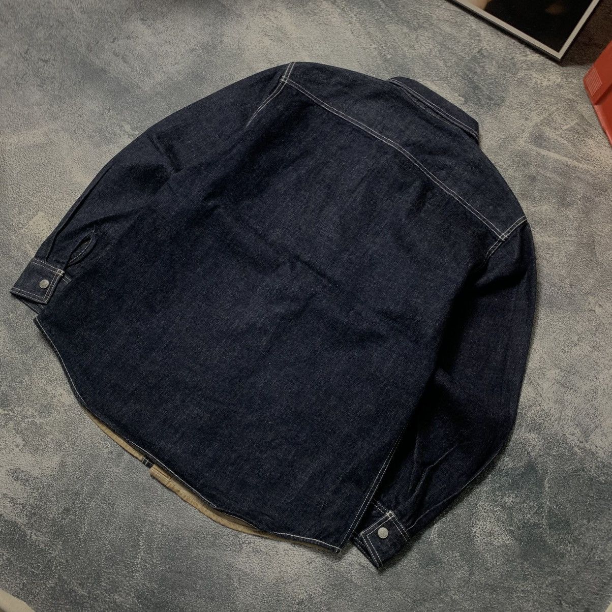 Japanesse Indigo Denim Colour Block Workshirt Kojima Genes
