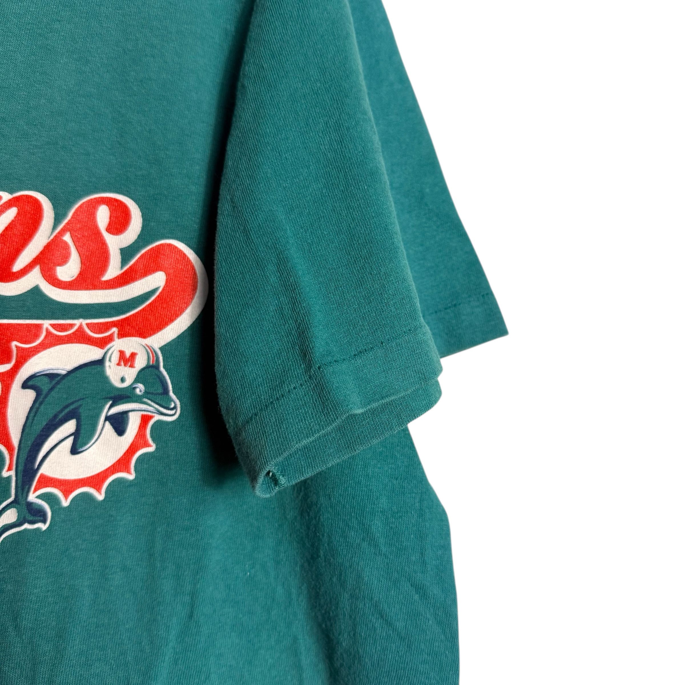 NFL 🔥RARE🔥Vintage Reebok Miami Dolphin NFL Pro Line T-shirt Size US L / EU 52-54 / 3 - 3 Thumbnail