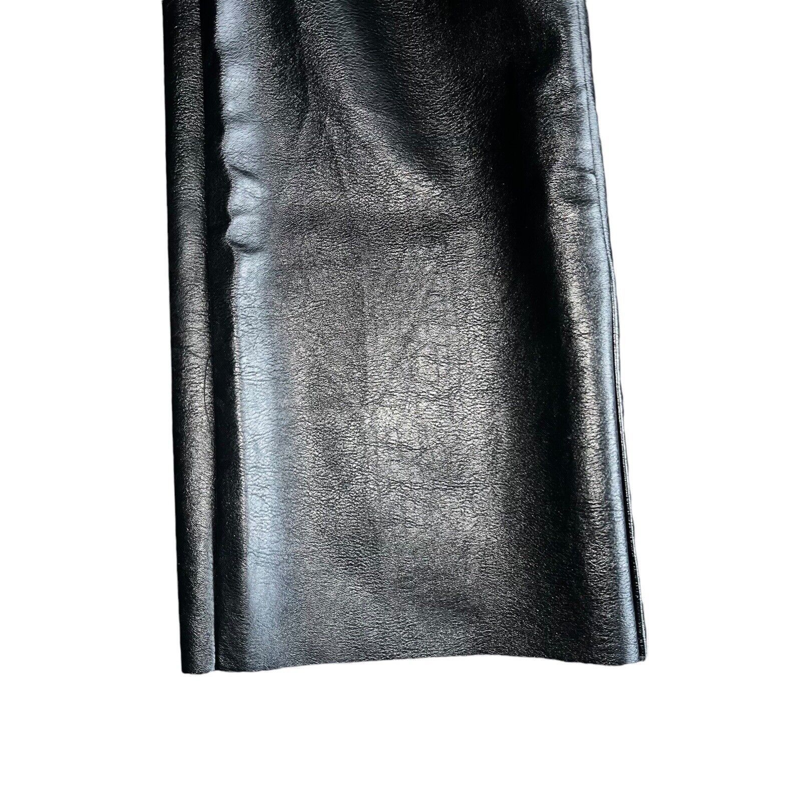 PRINCESS POLLY Women’s Princess Polly Macey Pants Black Size 2 Faux Leather Size 26" / US 2 / IT 38 - 6 Thumbnail