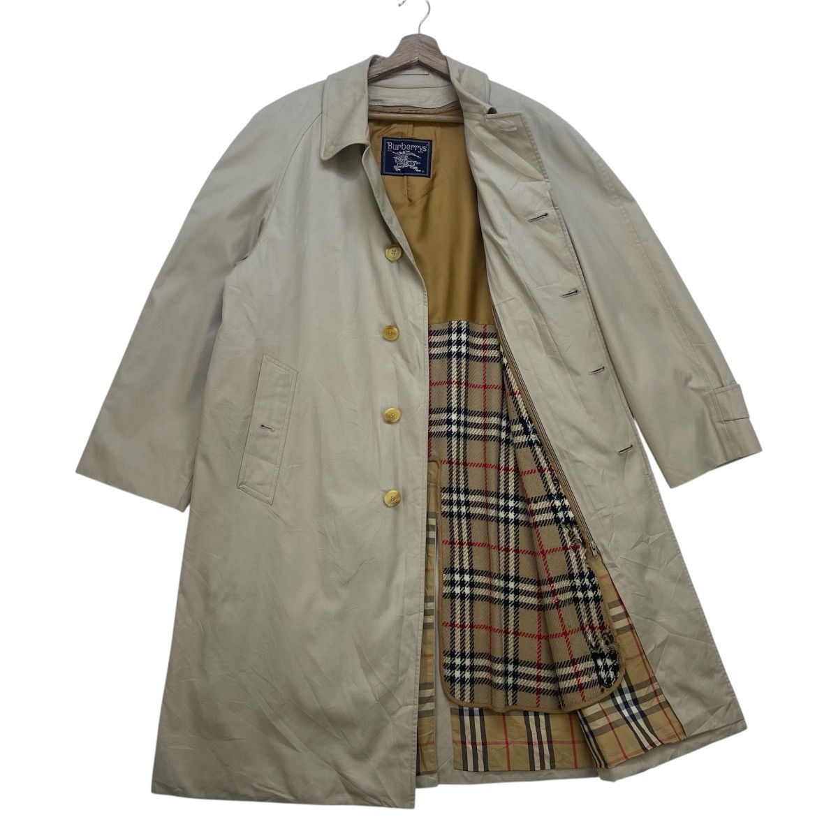 Burberry Prorsum Vintage Burberry Prorsum Nova Check Trench Coat Size US M / EU 48-50 / 2 - 1 Thumbnail