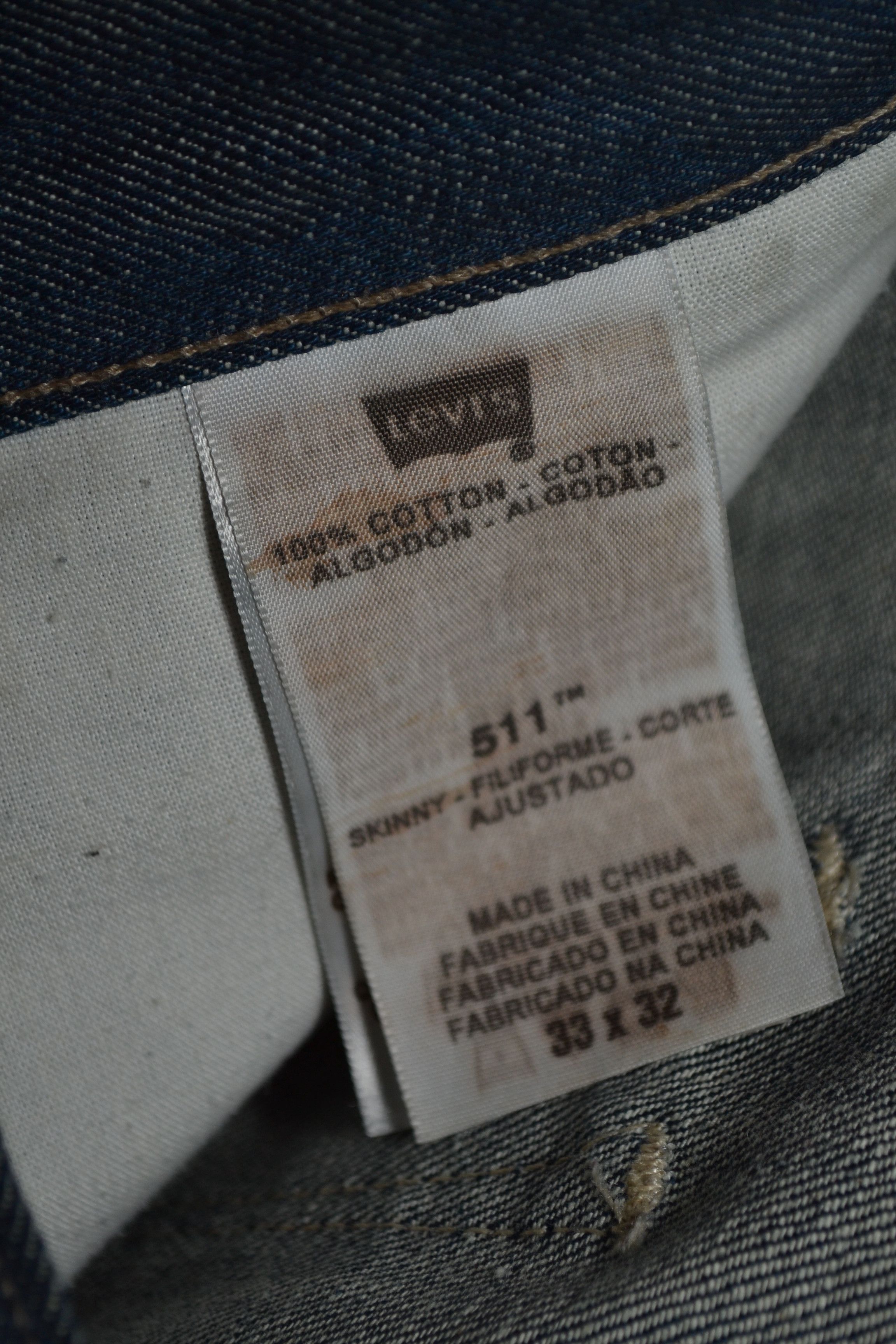 Levi's Levi's LVC 33 x 32 511 Jeans Size US 33 - 6 Thumbnail