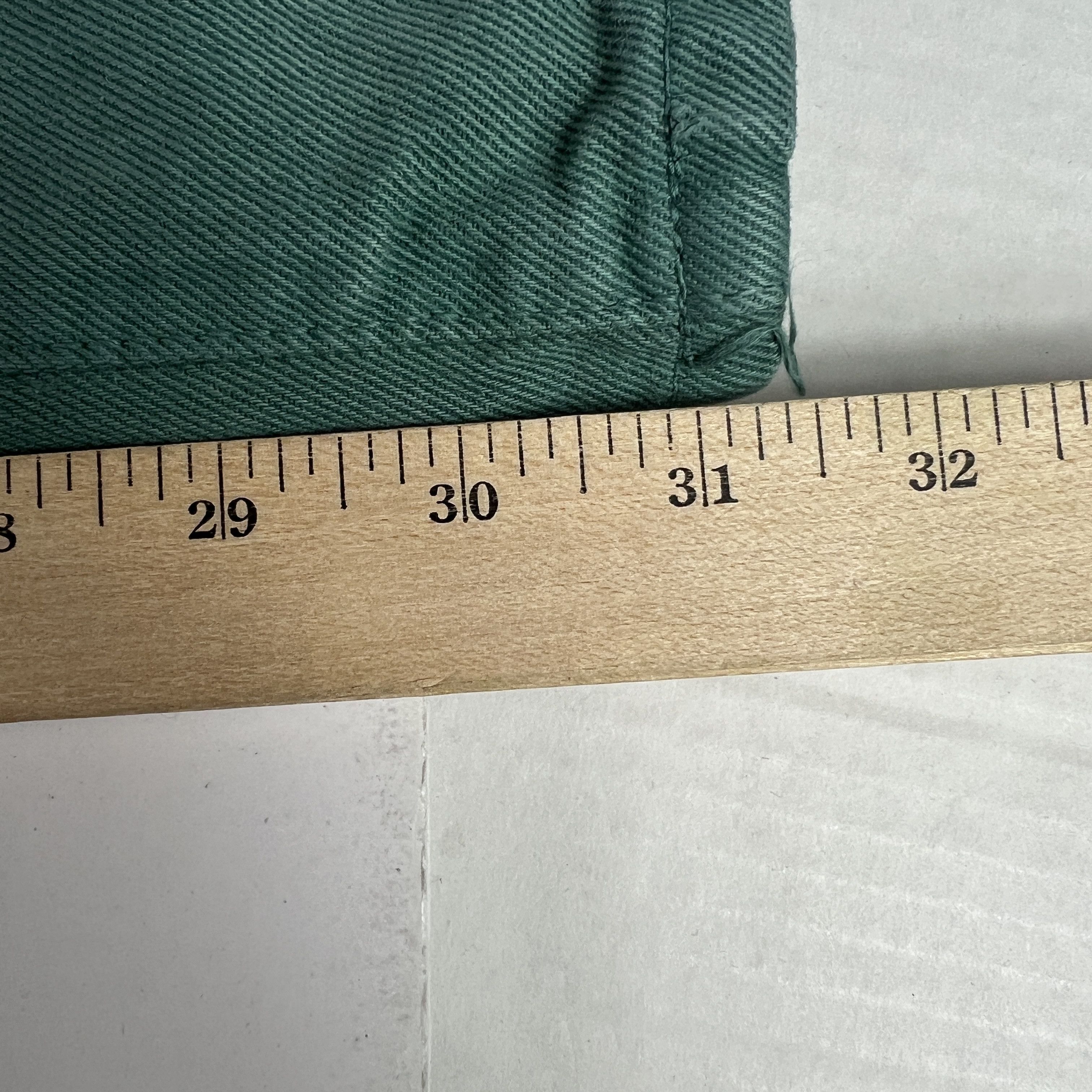 Calvin Klein VTG Calvin Klein Jean's Straight Green Faded Denim USA Made Size 26" / US 2 / IT 38 - 16 Thumbnail