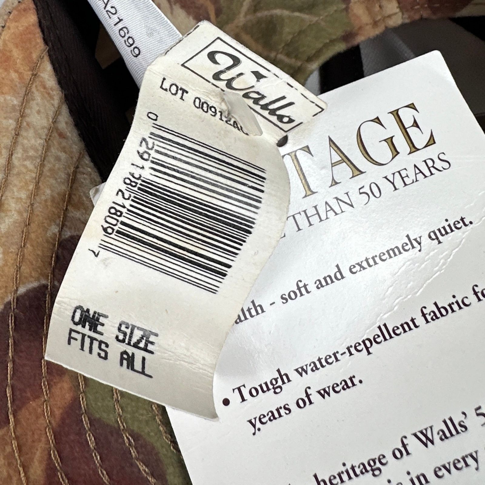 Walls Vintage 80s Tree Camo SnapBack Hat Size ONE SIZE - 8 Thumbnail