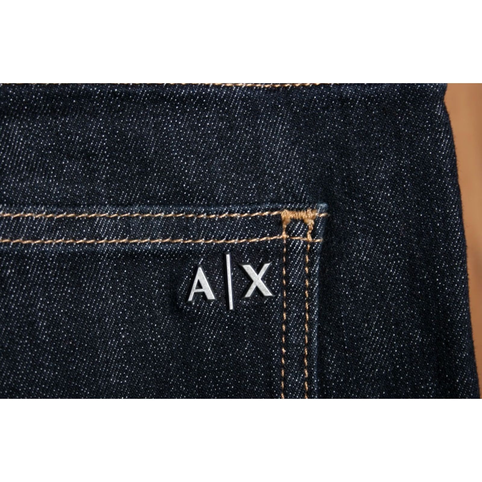 Armani Exchange A|X ARMANI EXCHANGE Blue Stretch Denim Skinny Fit Jeans Men's Sz. 28 Size US 31 - 6 Thumbnail