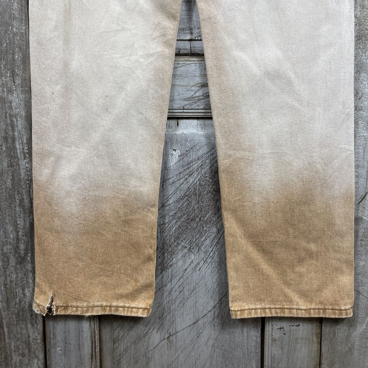 Designer × Japanese Brand × Vintage Vintage japanese Brand Distressed Jeans Nice Design Size 28" / US 6 / IT 42 - 8 Thumbnail