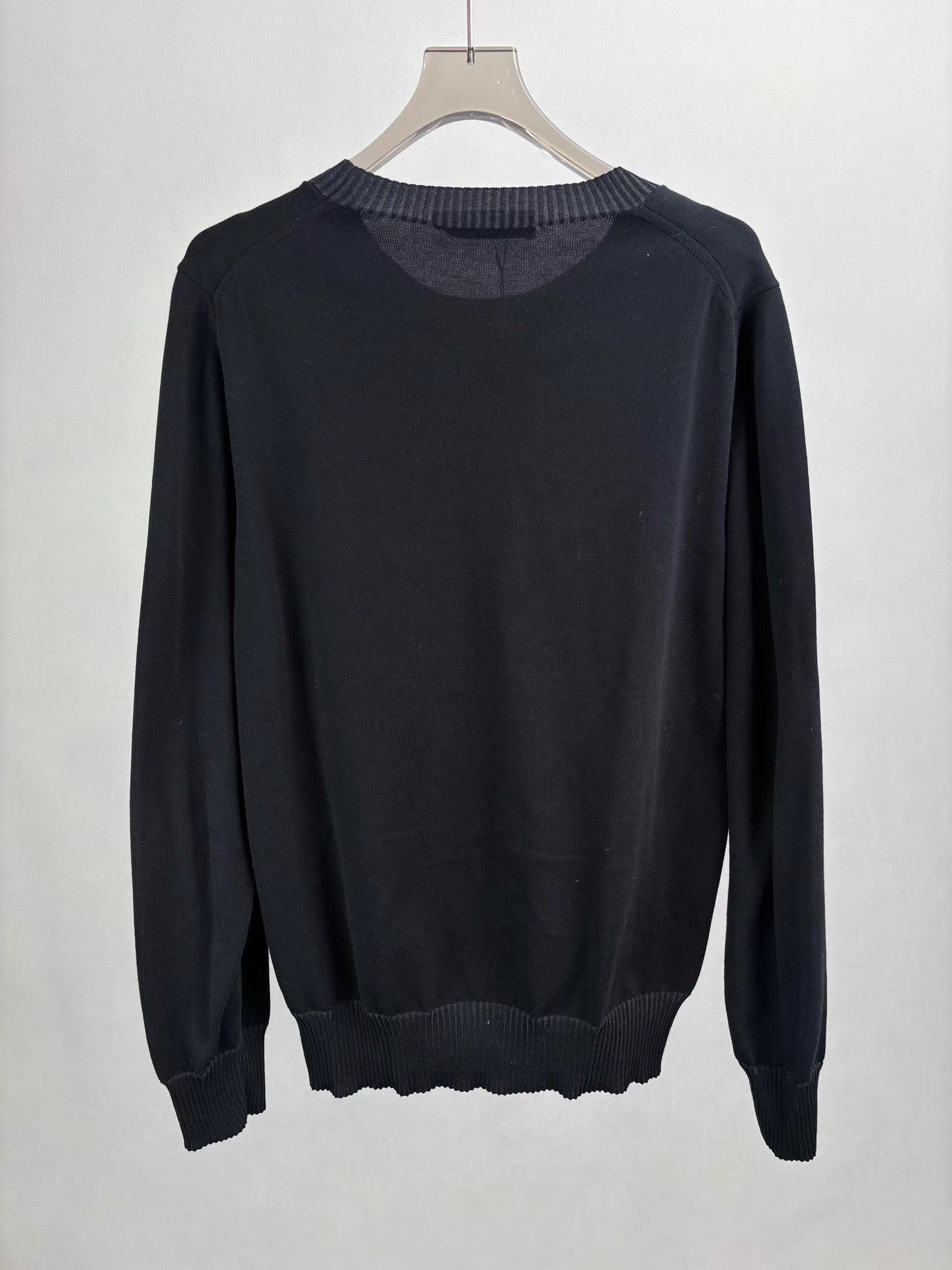 Louis Vuitton LV Black Logo Knit Sweater K1 Size US XXL / EU 58 / 5 - 2 Thumbnail