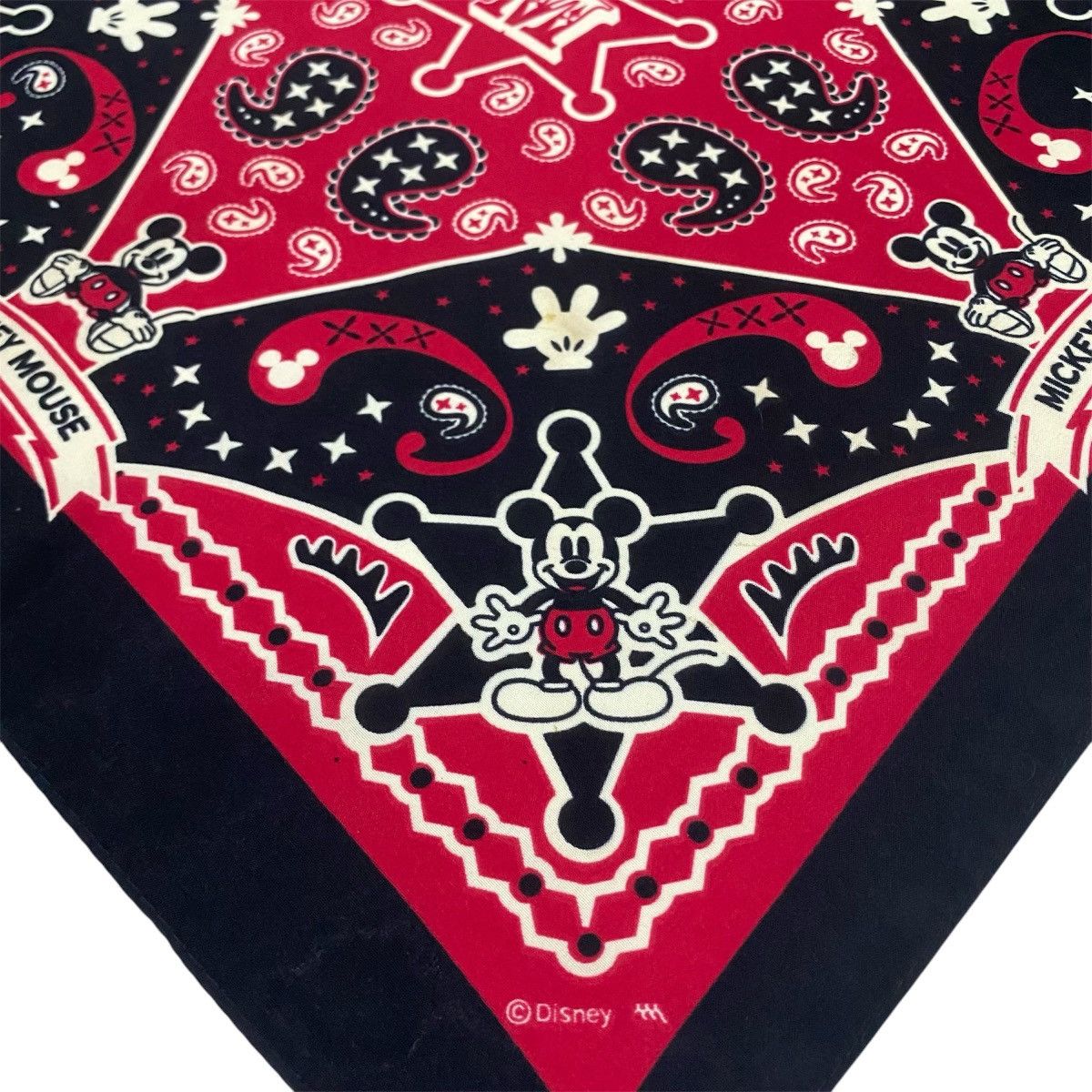 Designer × Mickey Mouse × Vintage Vintage mickey / Bandana / Neckerchief Size ONE SIZE - 3 Thumbnail
