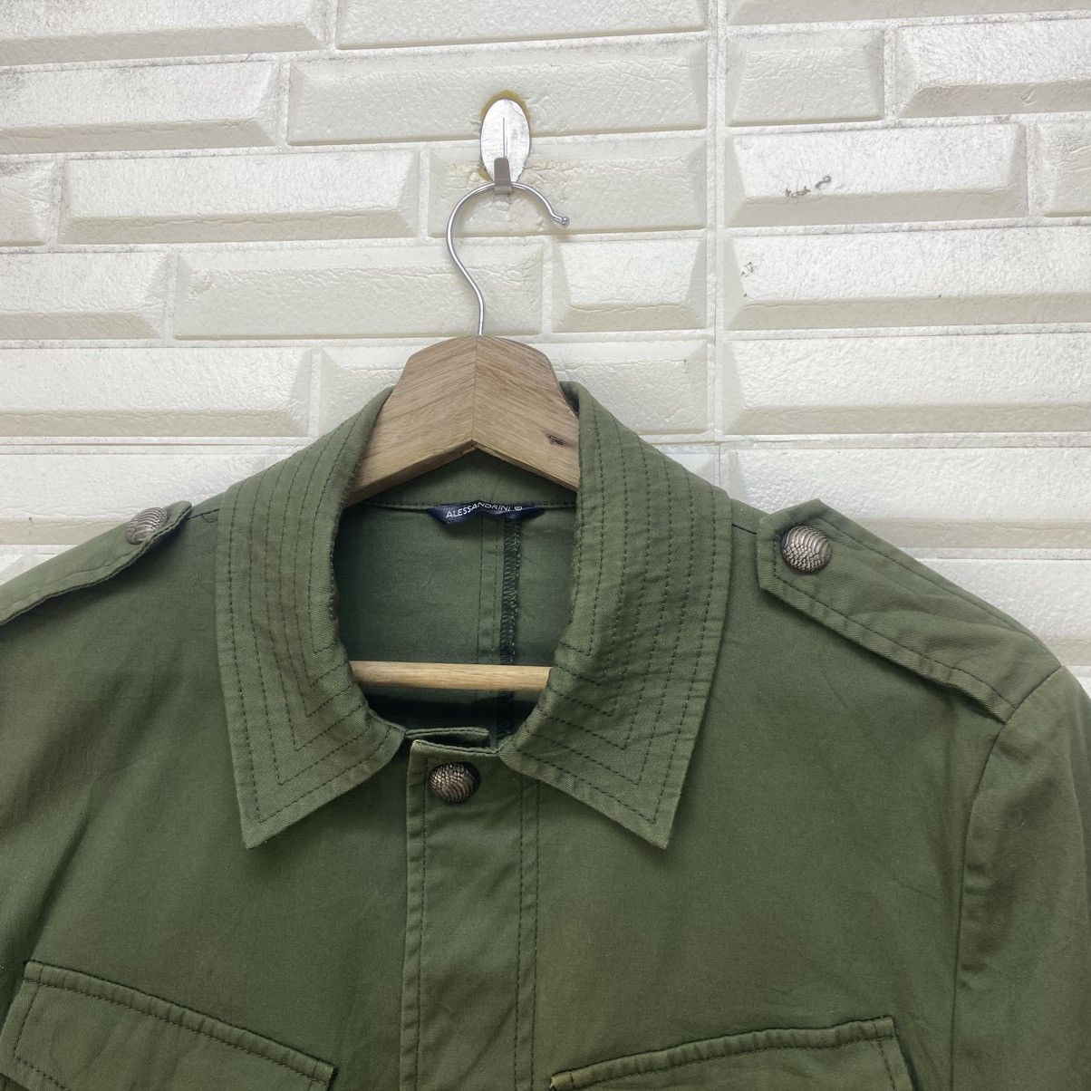 Daniele Alessandrini × Designer Daniele Alessandrini Army Military Field Jacket Size US S / EU 44-46 / 1 - 12 Thumbnail