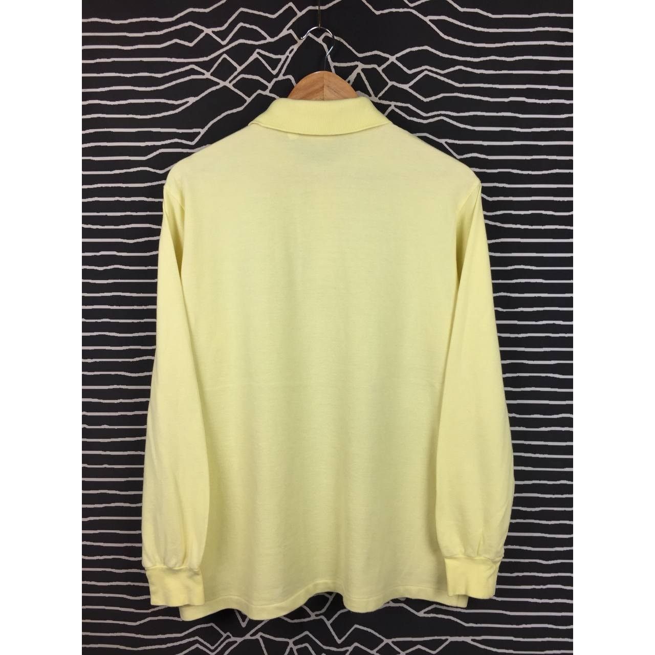 Lacoste Vtg Lacoste Small Logo Made In Japan Long Sleeve Polo Tee Size US L / EU 52-54 / 3 - 9 Thumbnail