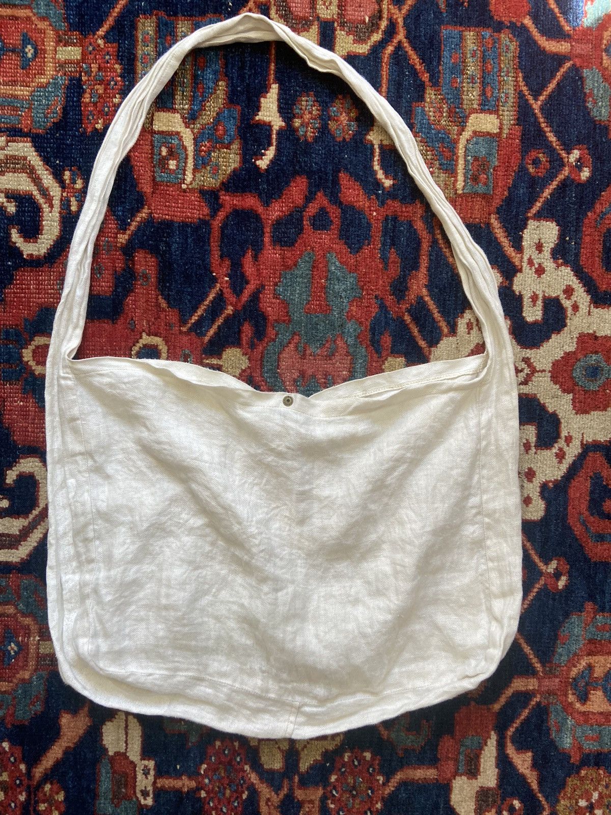 Japanese Brand × Kapital × Kapital Kountry Very Rare Vintage Kapital Skeleton Cross Body/Tote Bag White Size ONE SIZE - 6 Thumbnail