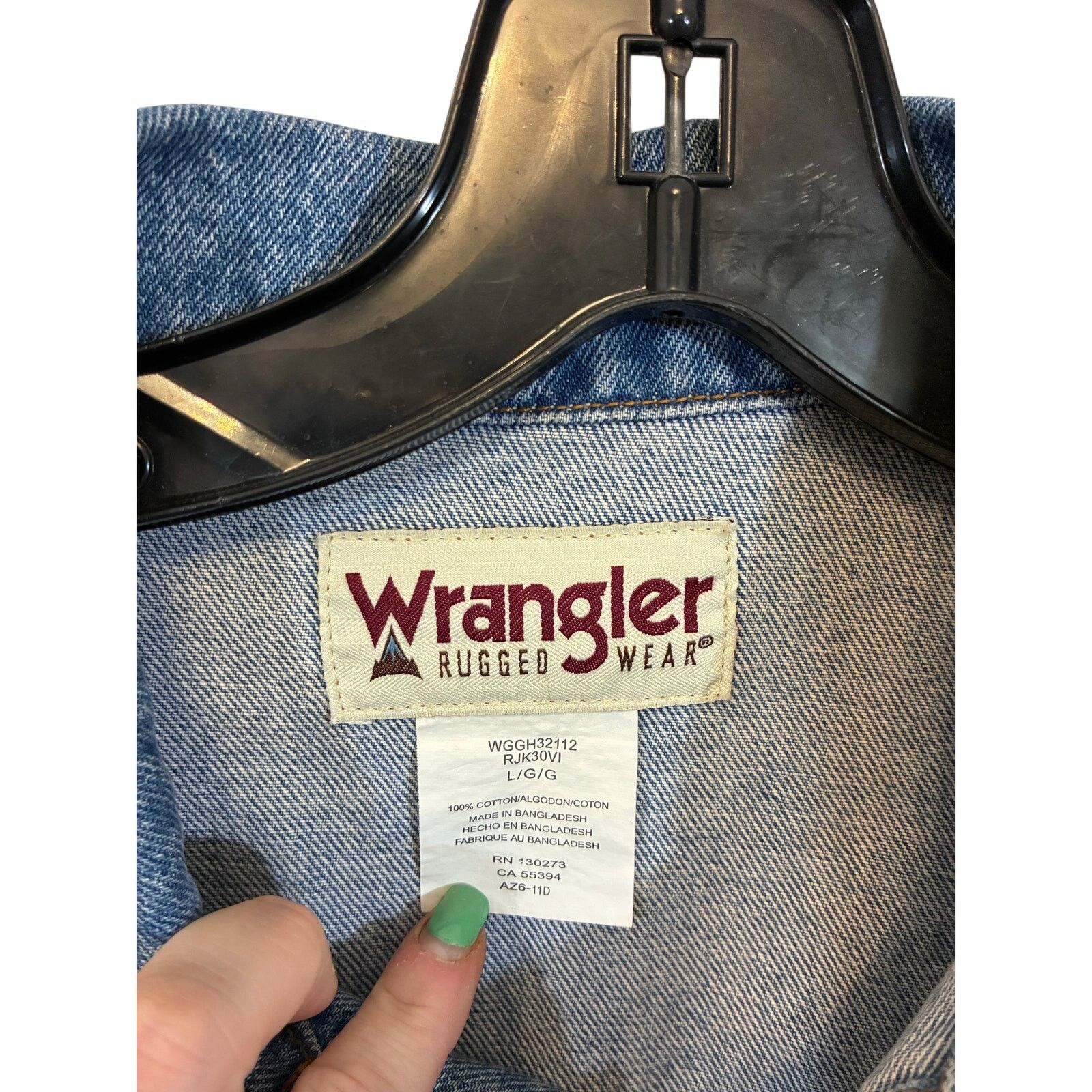 Wrangler Wrangler Denim Trucker Jacket Cowboy Western Workwear L Size US L / EU 52-54 / 3 - 3 Thumbnail