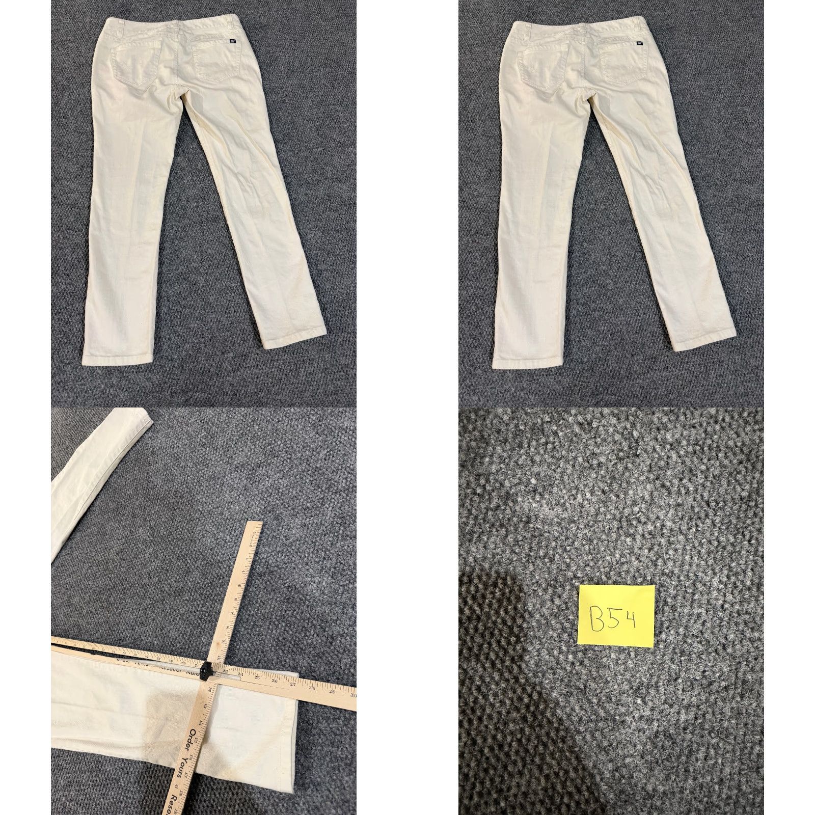 Vineyard Vines Vineyard Vines Jeans Womens 8 White Straight Leg Casual Stretch Preppy Jeans White 8 Womens Mens? Size 30" / US 8 / IT 44 - 8 Thumbnail