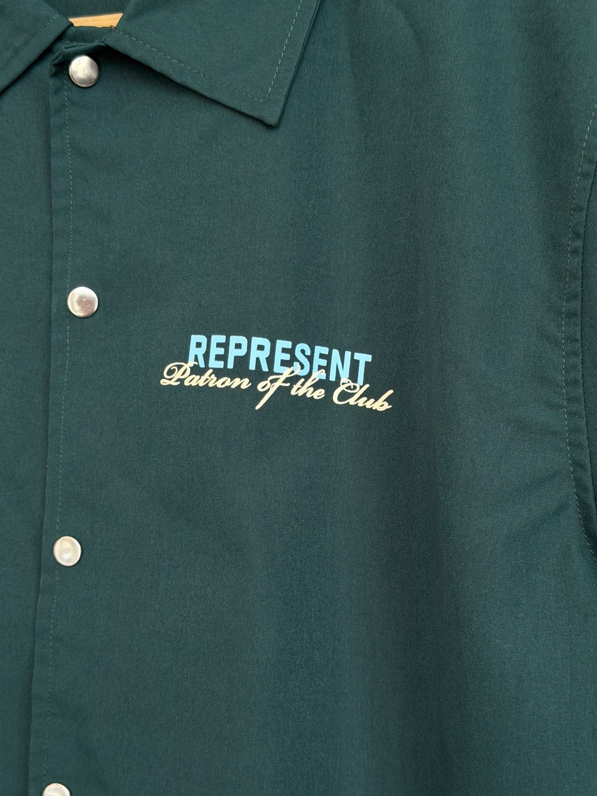 Represent Clo. Represent Patron of the Club Snap Shirt Mens Size L Size US L / EU 52-54 / 3 - 11 Thumbnail