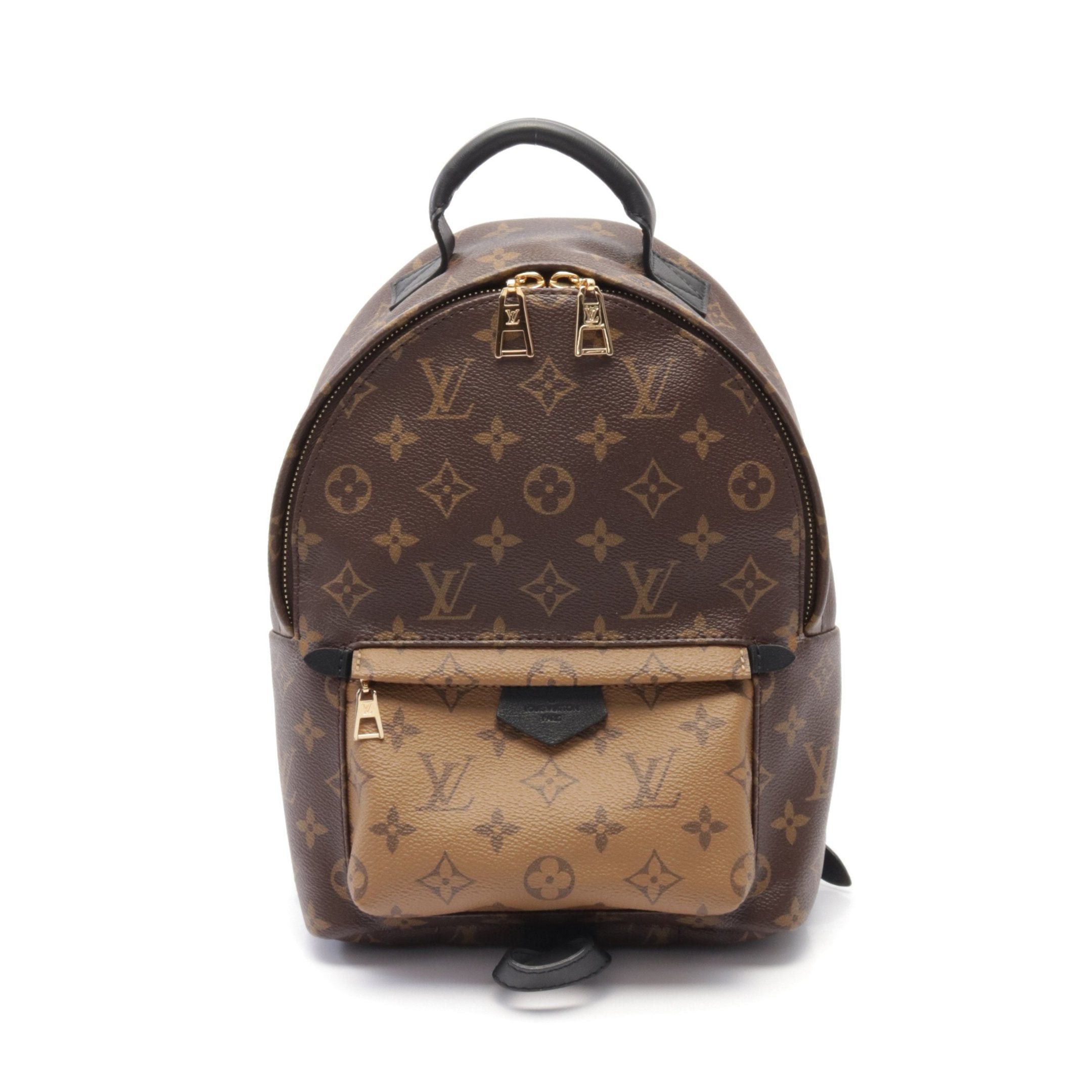 Louis Vuitton Louis Vuitton Palm Springs Backpack Pm Monogram Reverse Rucksack Leather Brown Beige Size ONE SIZE - 1 Thumbnail