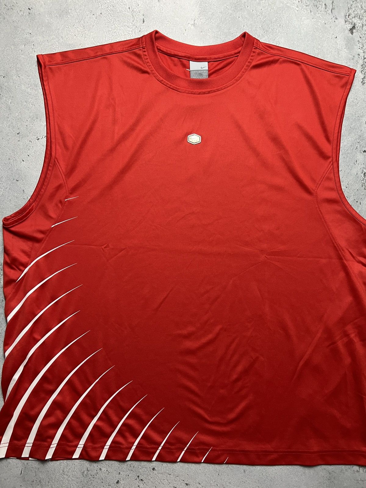 Nike Nike TN Spell Out Vintage Sleeveless T-Shirt Tuned dril rare Size US XXL / EU 58 / 5 - 7 Thumbnail