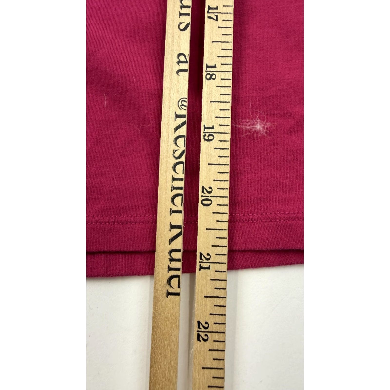 Boden Boden Shirt Women US 8 Magenta Pink Cotton Stretch Scoop Neck Long Sleeve T-Shirt Solid Basic All Seasons Womens Size M / US 6-8 / IT 42-44 - 6 Thumbnail