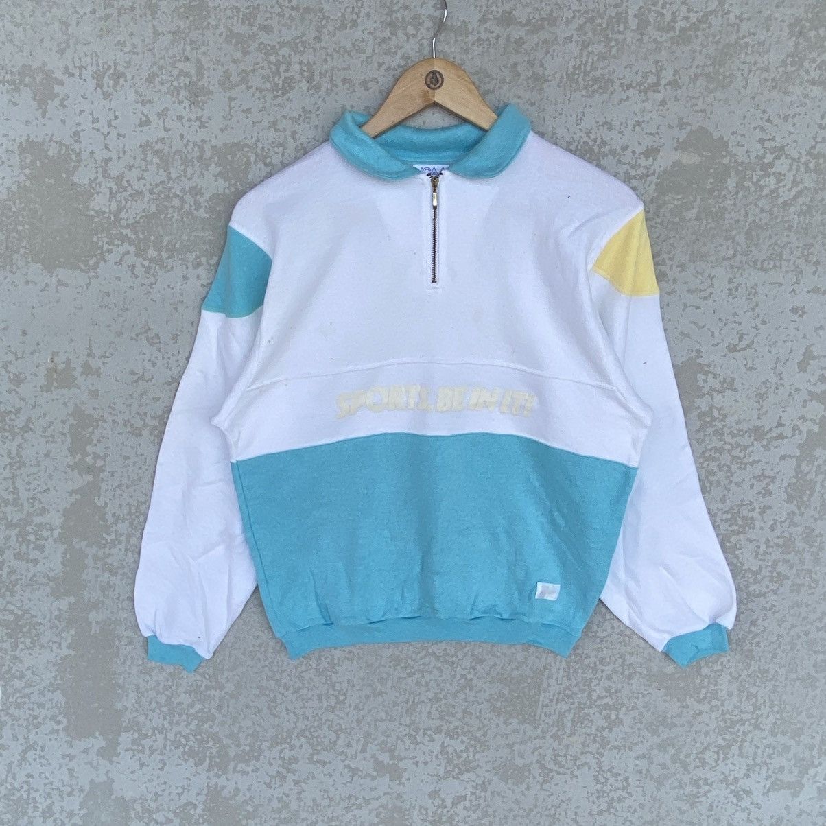 Other Vintage NCAA Quartz Zip Sweatshirt Blue/White PulloverSize M Size M / US 6-8 / IT 42-44 - 1 Thumbnail