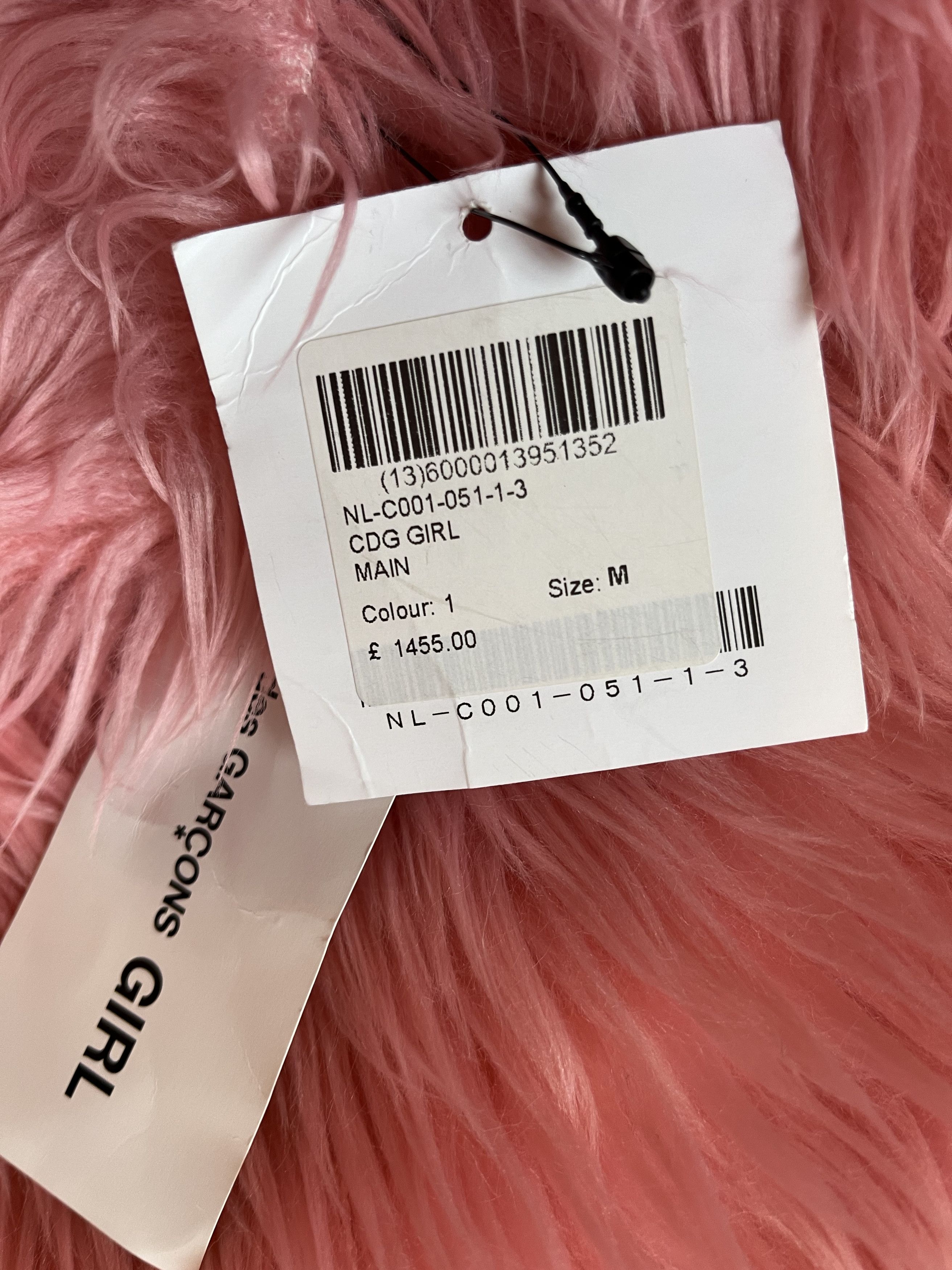 Comme des Garcons Girl COMME des GARCONS GIRL Pink Fur Coat Size M / US 6-8 / IT 42-44 - 7 Thumbnail