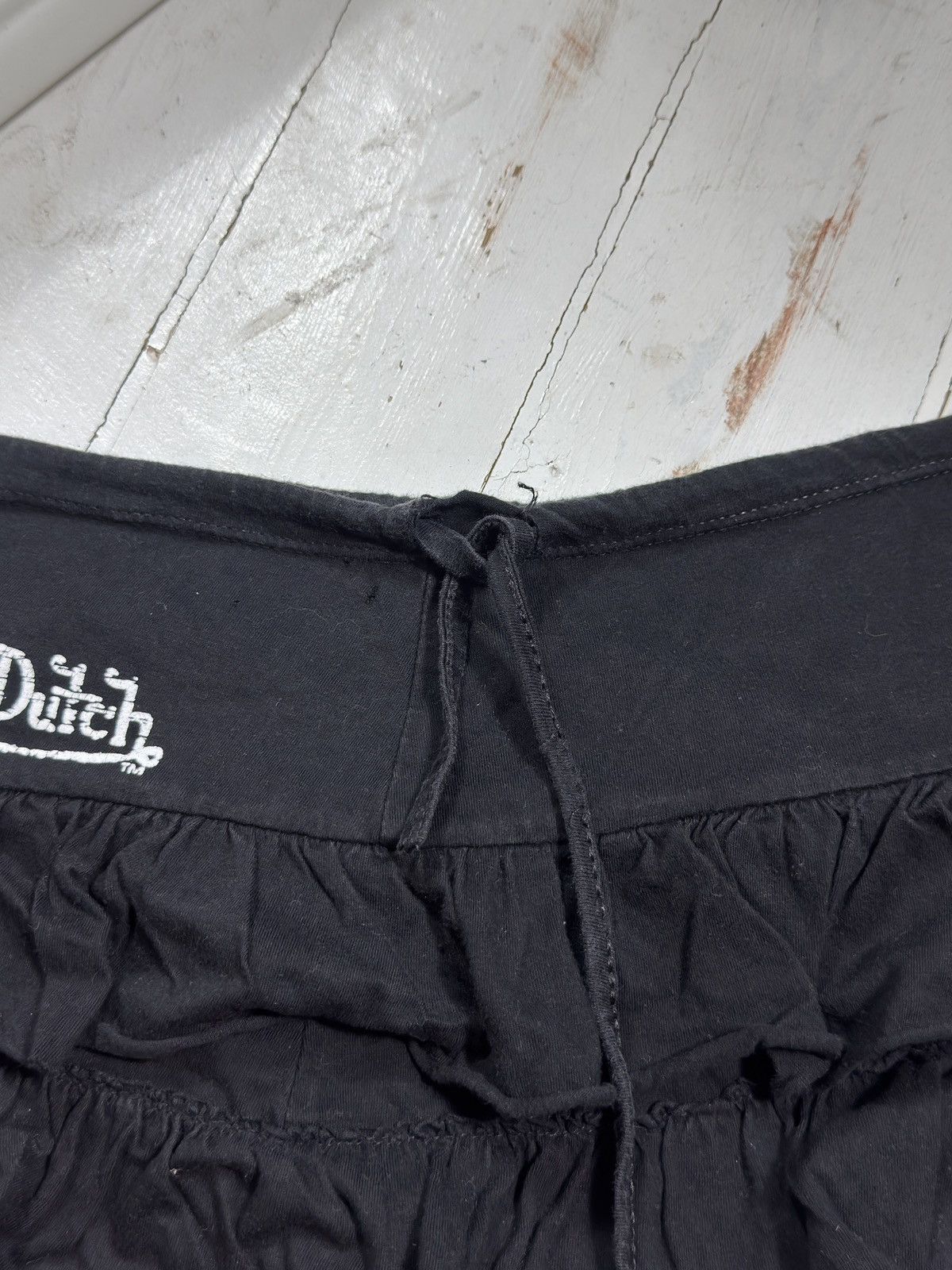 Von Dutch VINTAGE VON DUTCH 2000s RUSHES MINI SKIRT Size 28" / US 6 / IT 42 - 5 Thumbnail