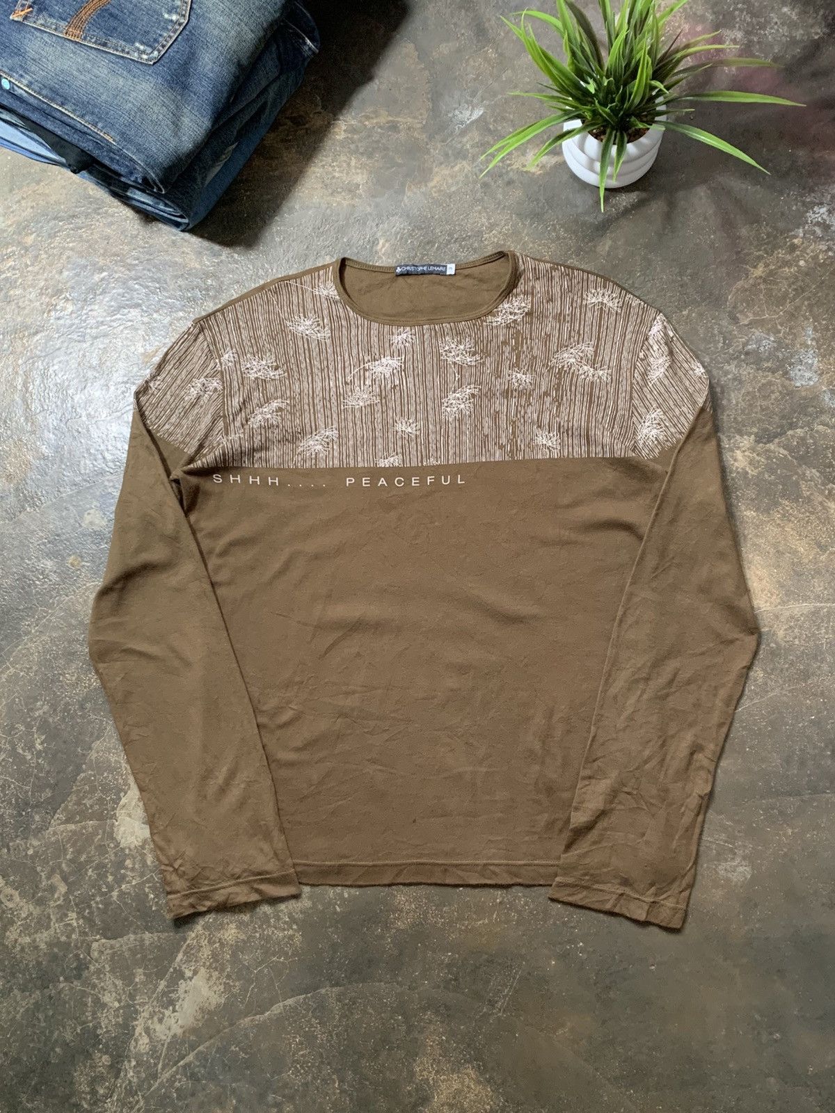 Christophe Lemaire Long Sleeve Floral Design