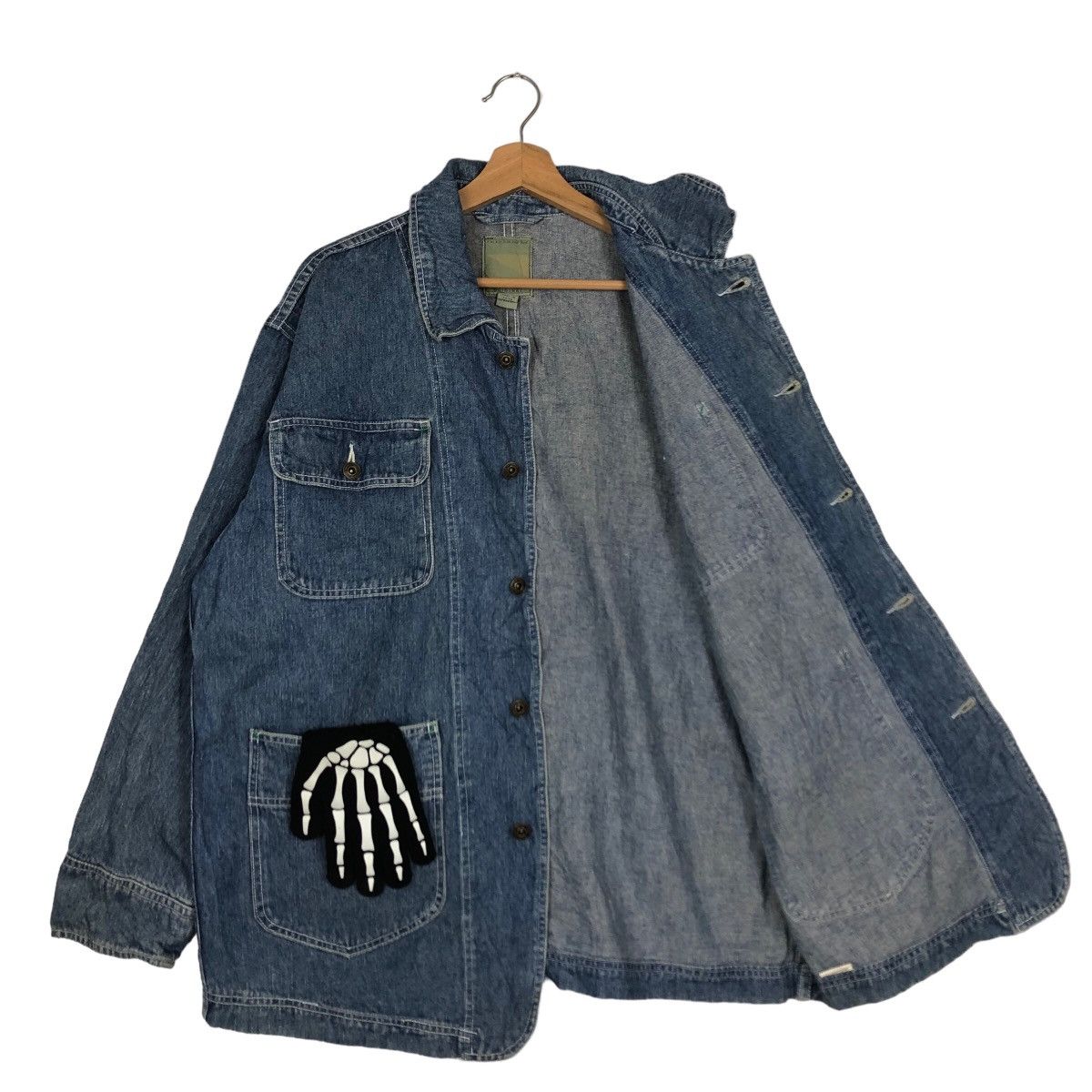 Japanese Brand 🔥Hikory Chore Jacket Denim Work Uniqlo Japan Issey Miyake Size US M / EU 48-50 / 2 - 9 Thumbnail