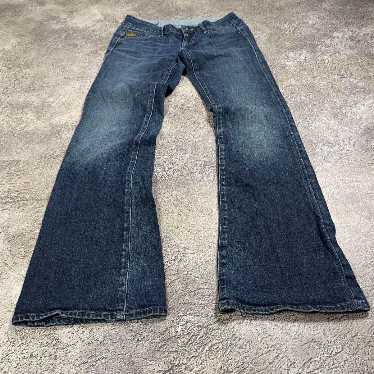 Vintage Vintage G-Star Raw Flared Low Rise Jeans Y2K Skate Logo 27 Size 27" / US 4 / IT 40 - 1 Thumbnail