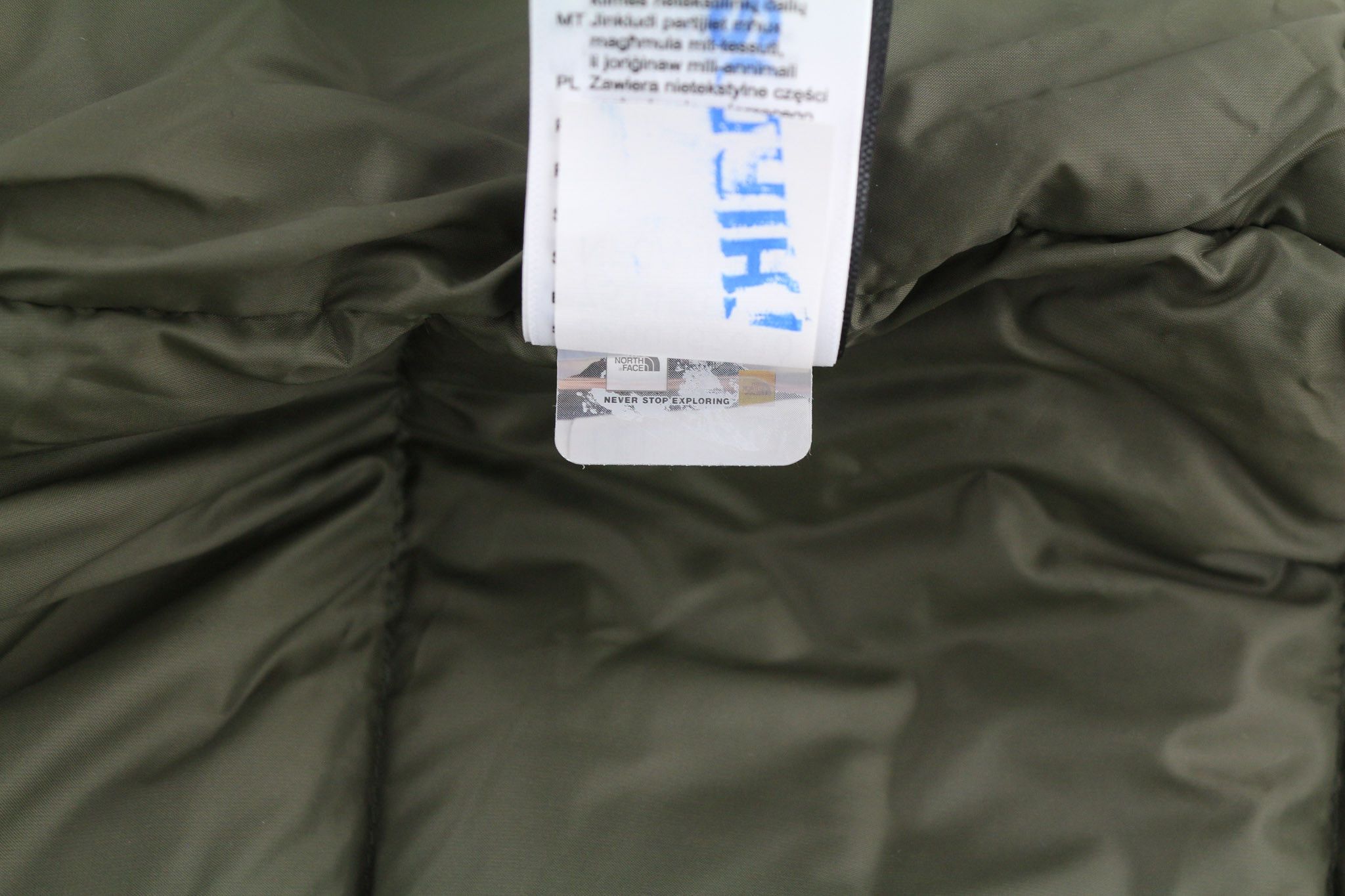 The North Face DIABLO M Green 700 Down Zipper Logo Puffer Jacket 80502 Size US M / EU 48-50 / 2 - 12 Thumbnail