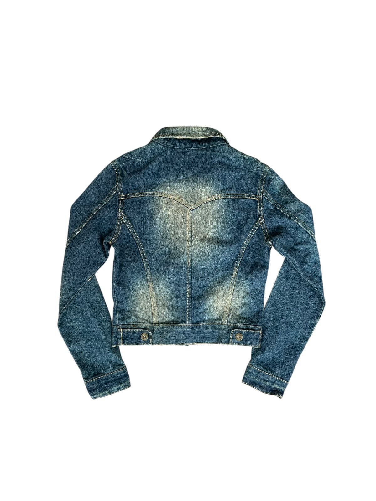 Japanese Brand Avant Garde If Six Was Nine Y2K Vintage Faded Denim Jacket Size US S / EU 44-46 / 1 - 5 Thumbnail