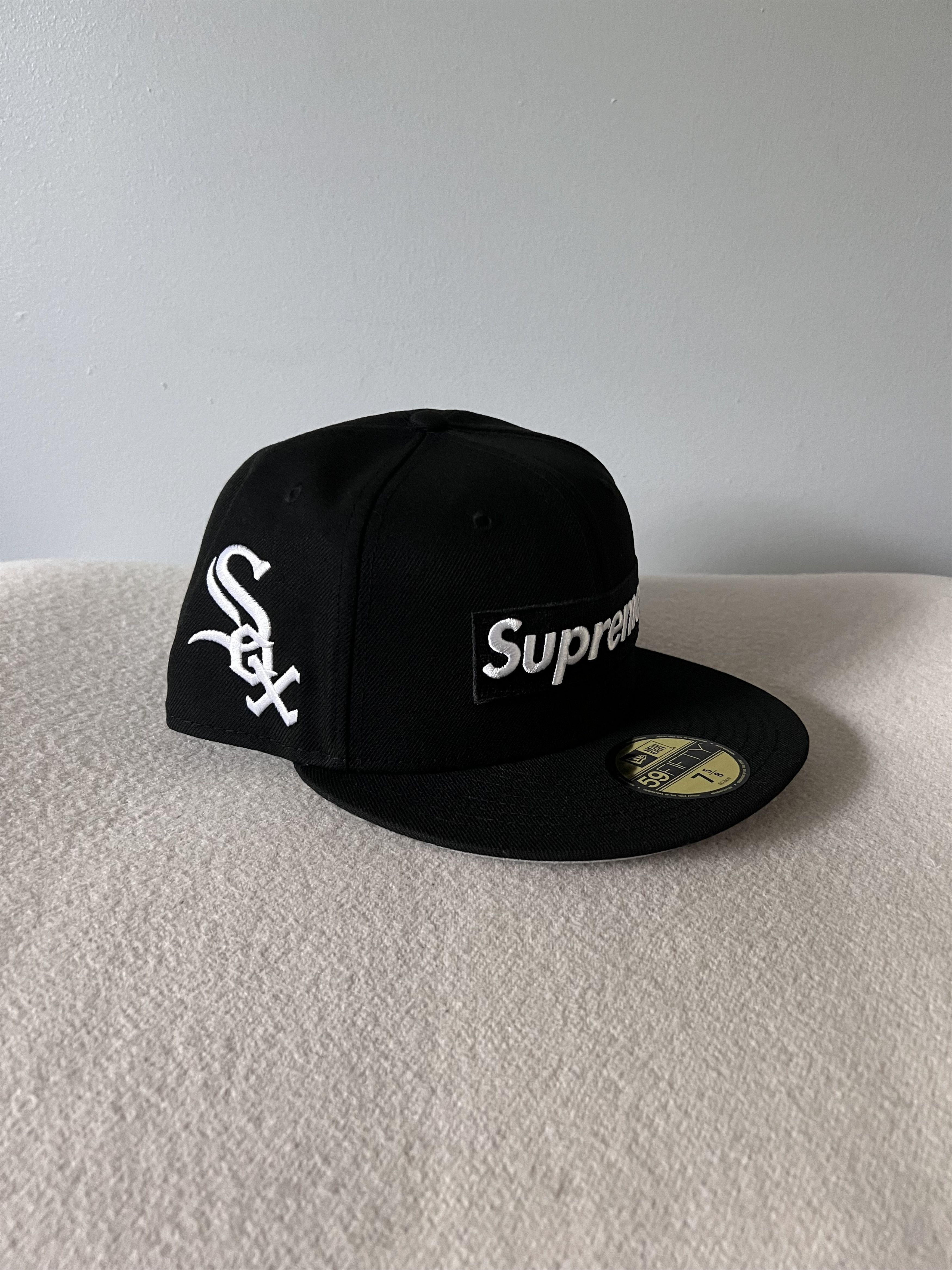 Supreme 7 5/8 Supreme New Era White Sox 59FIFTY Box Logo Fitted 