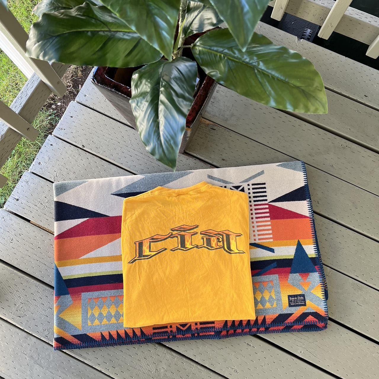 Vintage y2k flame shirt Size US XL / EU 56 / 4 - 6 Thumbnail