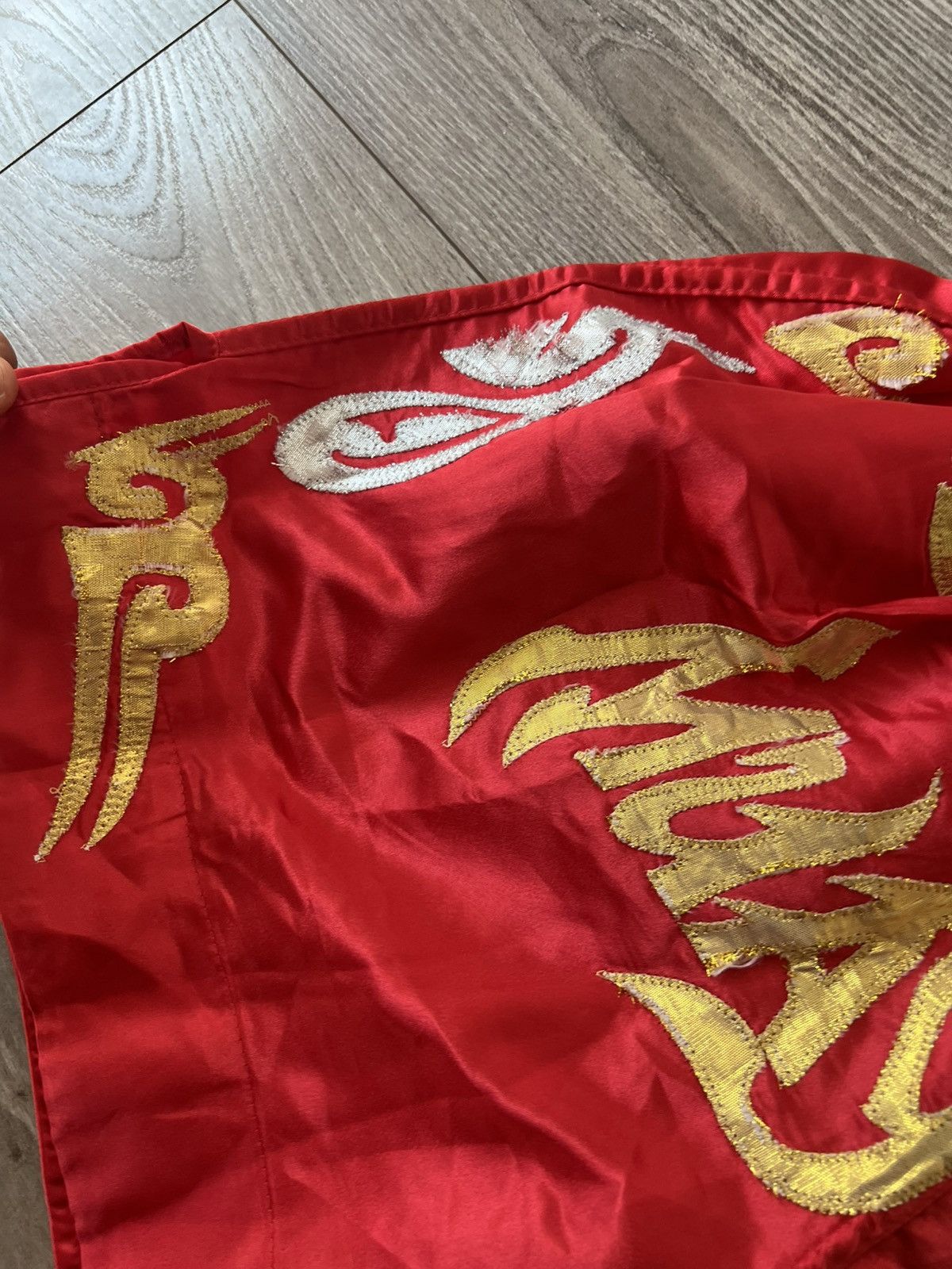 Vintage ‼️Vintage Y2K Muay Thai 🇹🇭 Fighters Archival Boxing Shorts‼️ Size US 36 / EU 52 - 8 Thumbnail
