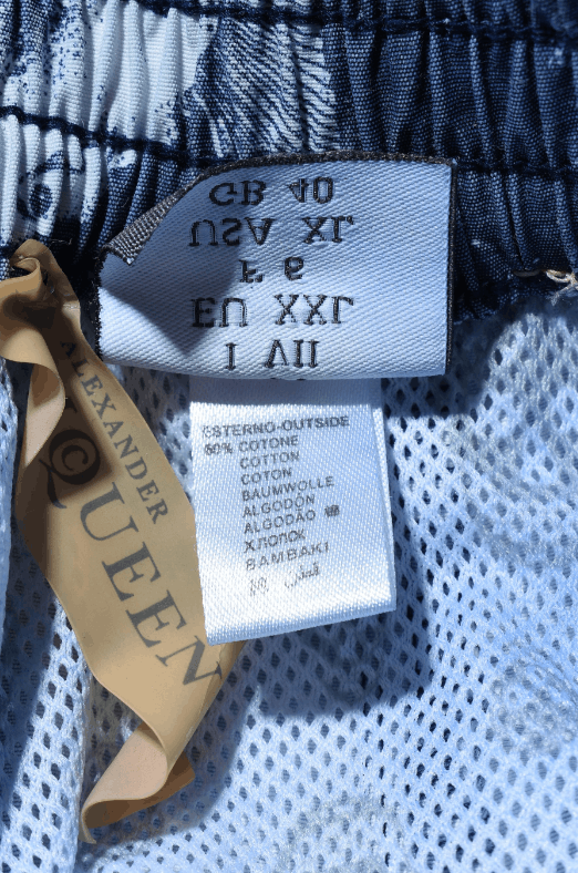 Alexander McQueen Alexander McQueen Blue All-Over Print Swim Trunks Size XL Size US 38 / EU 54 - 4 Thumbnail