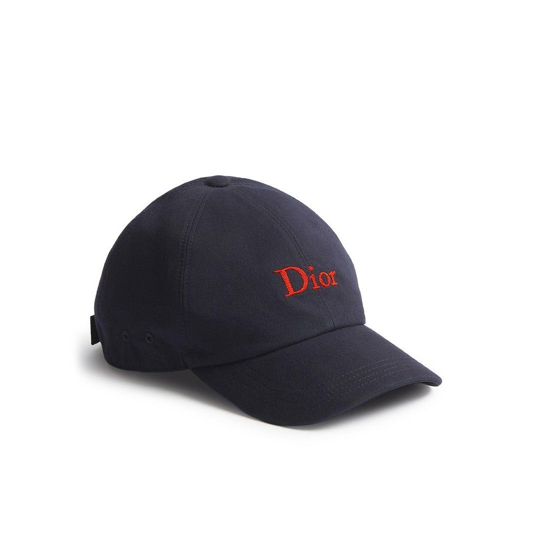 Dior DIOR $590 Blue Cotton Baseball Cap New & Authentic (Men's si Size ONE SIZE - 1 Thumbnail