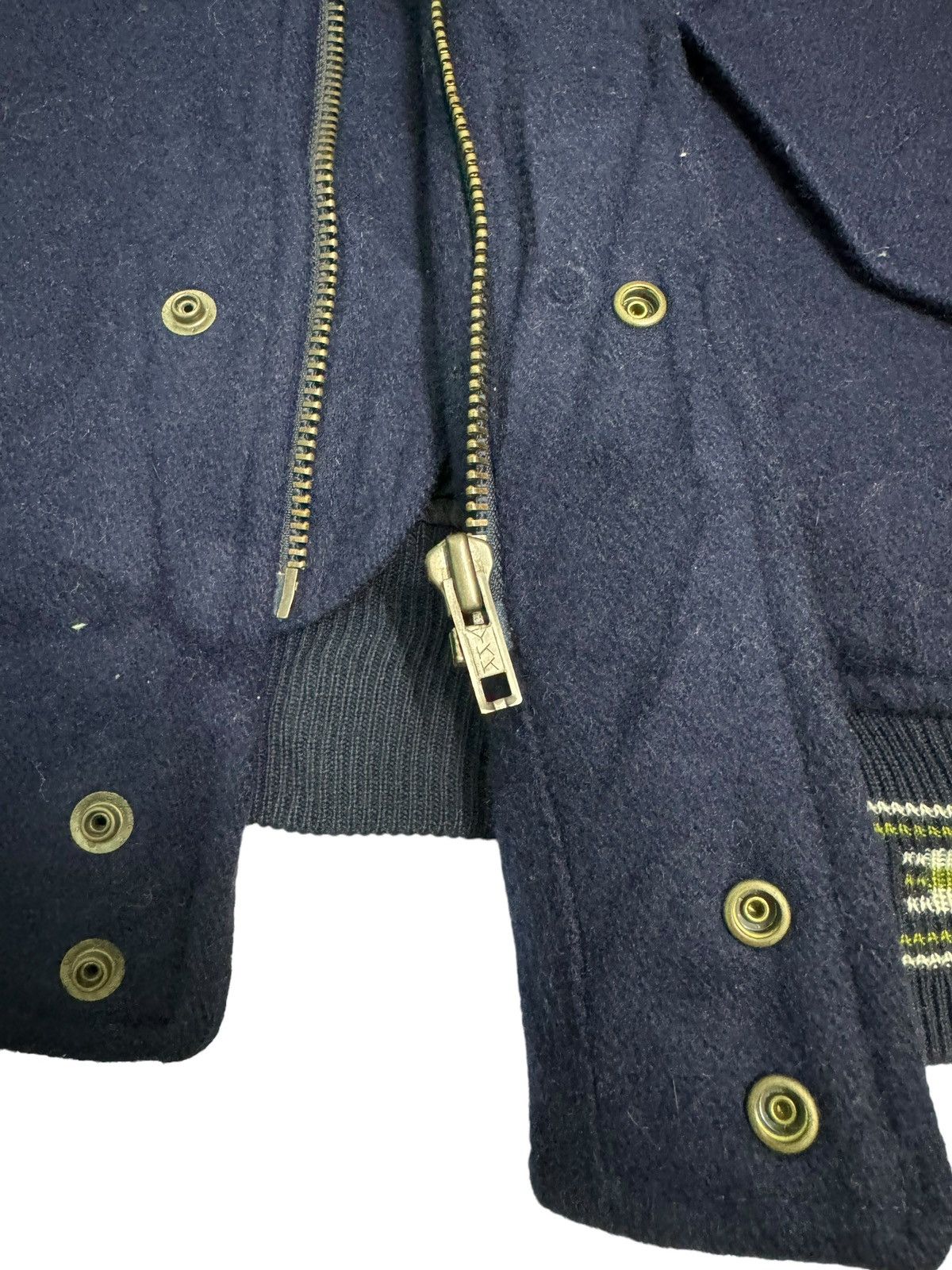 Japanese Brand Vintage Project Future Bat-Su Varsity Leather Jacket Size US L / EU 52-54 / 3 - 10 Thumbnail