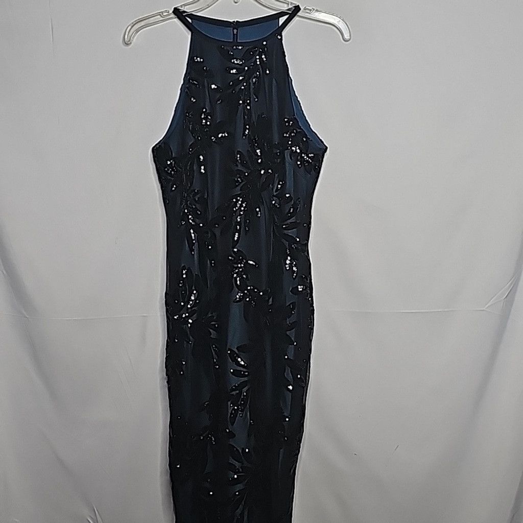 Alex Evenings NWOT Alex & Eve sequined halter midi sheath floral dress 10 Size M / US 6-8 / IT 42-44 - 4 Thumbnail