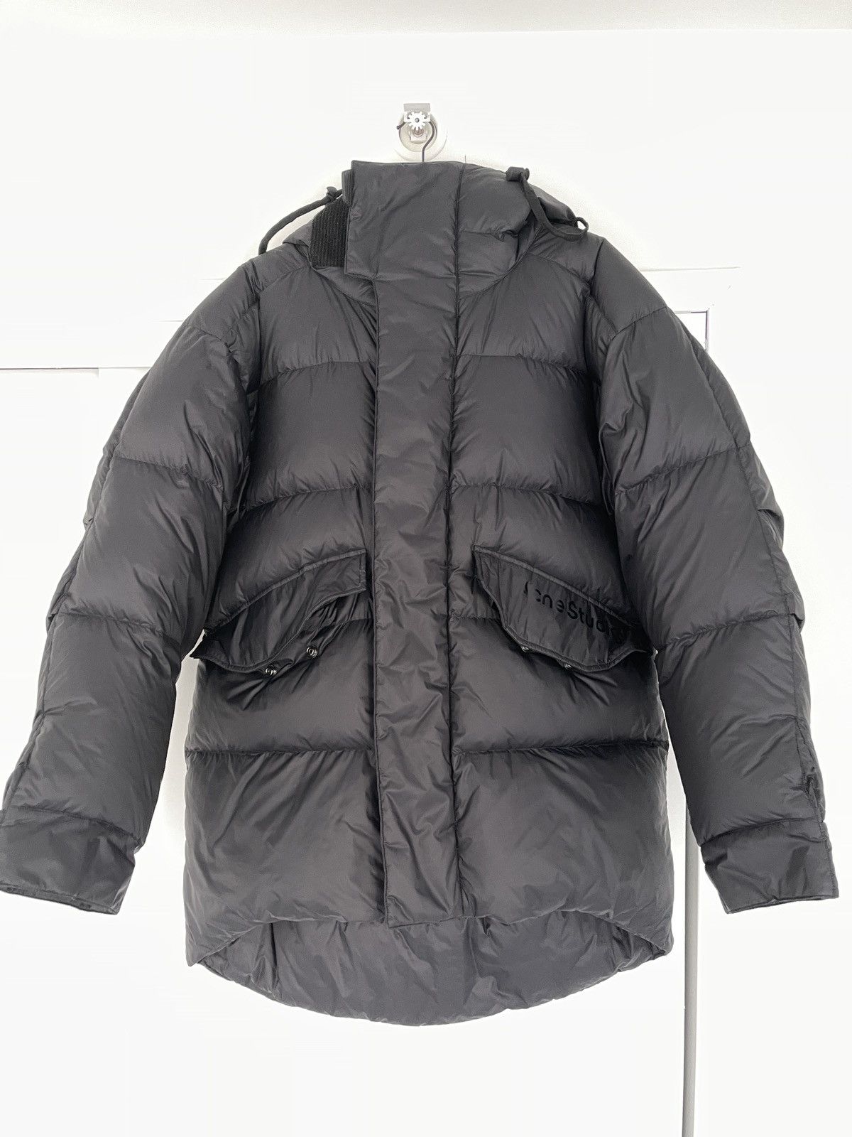 image of Acne Studios Acne Studio Puffer Jacket in Black, Men's (Size XL)