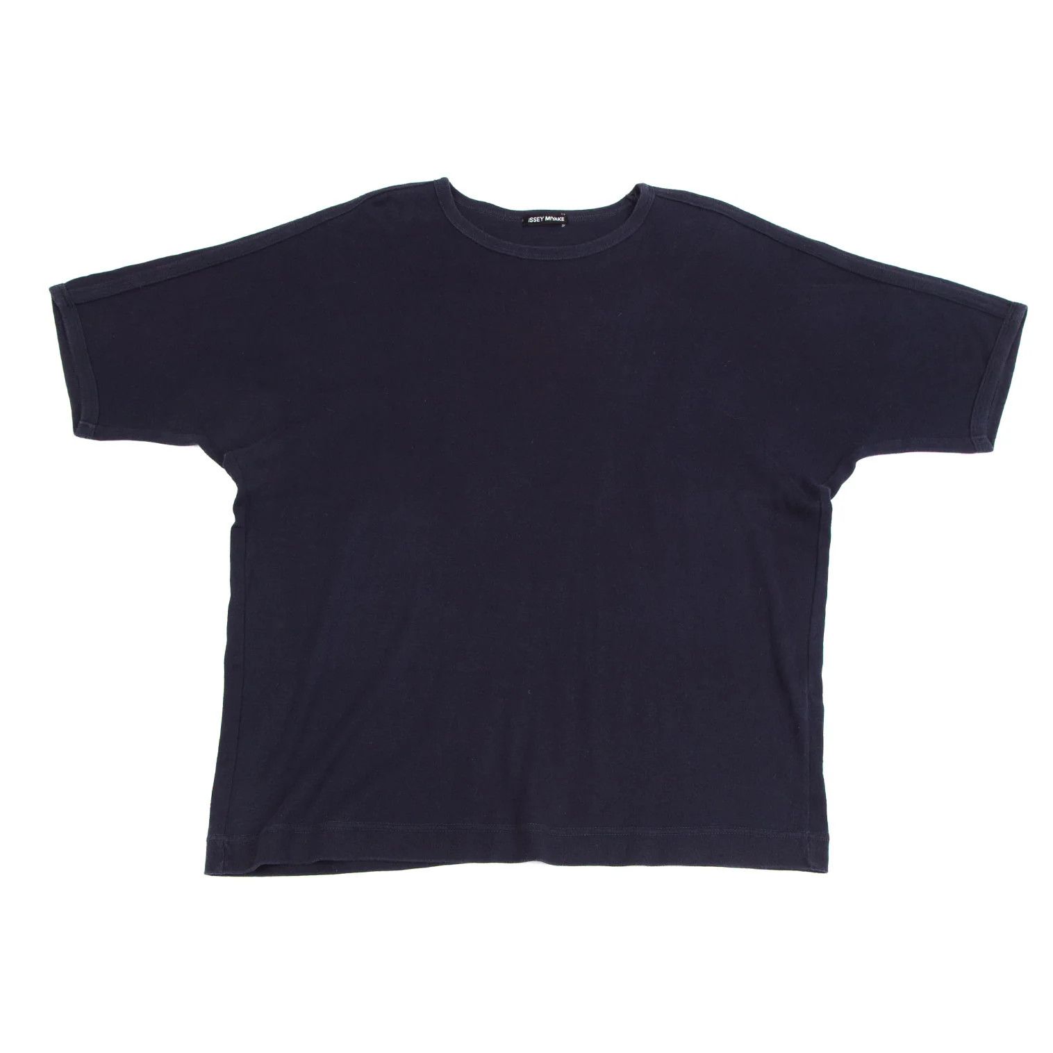 Issey Miyake Shoulder Line Dolman T-Shirt in Navy, Size M Size US M / EU 48-50 / 2 - 1 Thumbnail