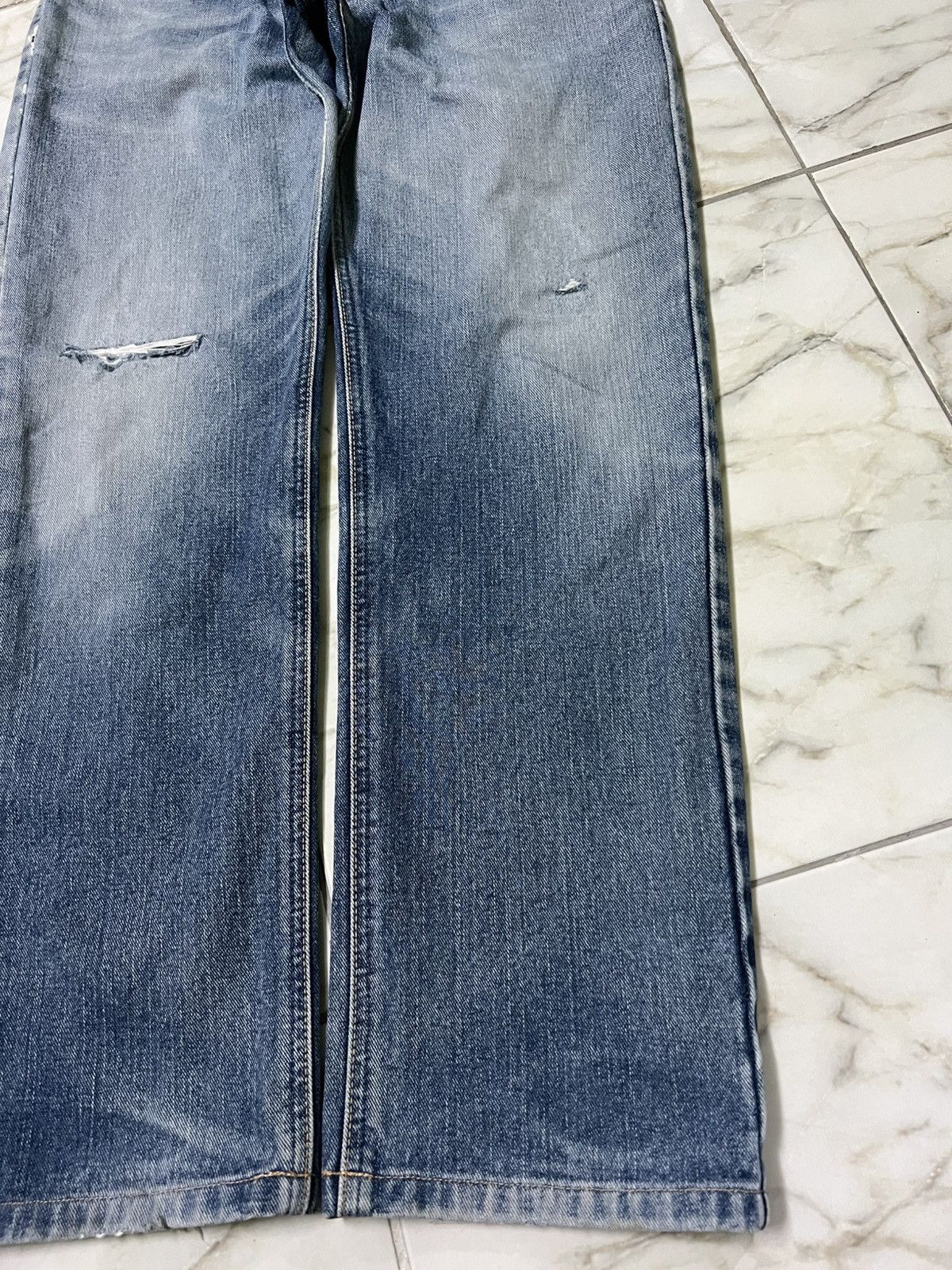 Beauty Beast × Edwin 💥Baggy💥Vintage Edwin Made In Japan Distress Jean Size US 30 / EU 46 - 4 Thumbnail