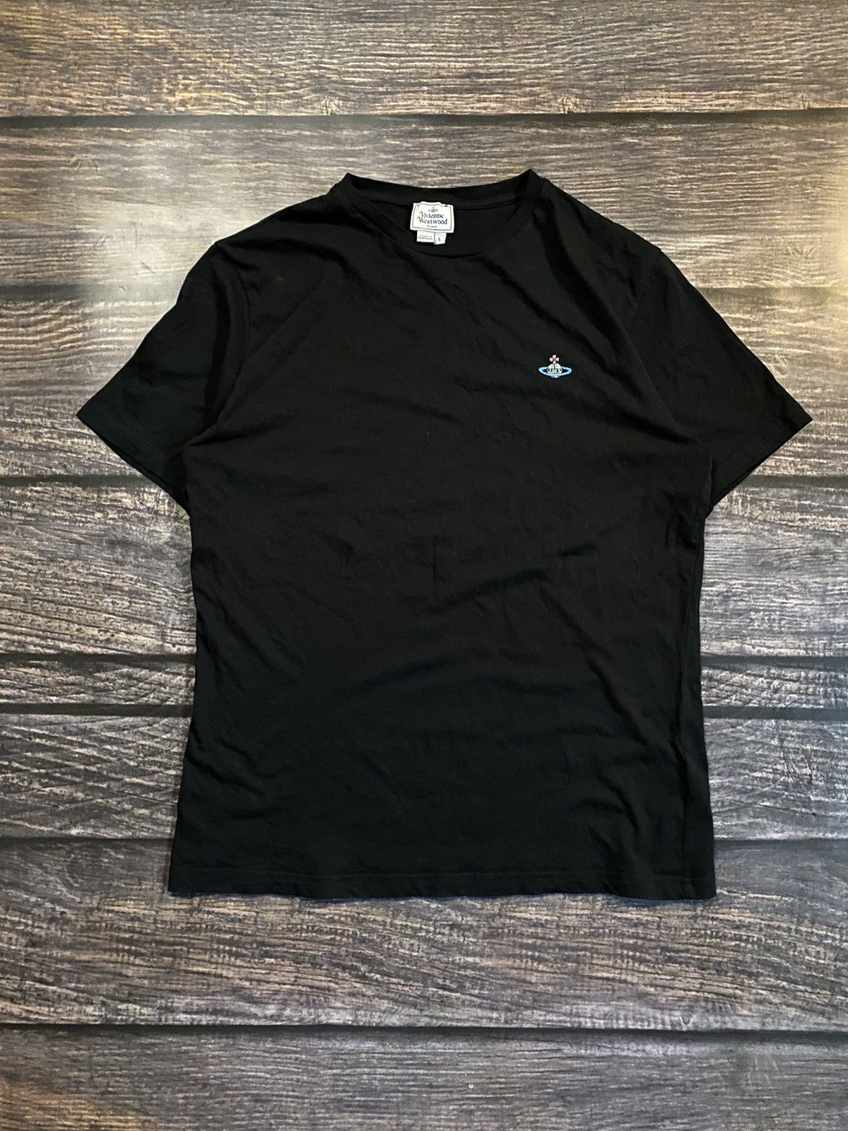 Japanese Brand × Vivienne Westwood ❗️Vivienne Westwood embroidered logo tee Size US L / EU 52-54 / 3 - 1 Thumbnail