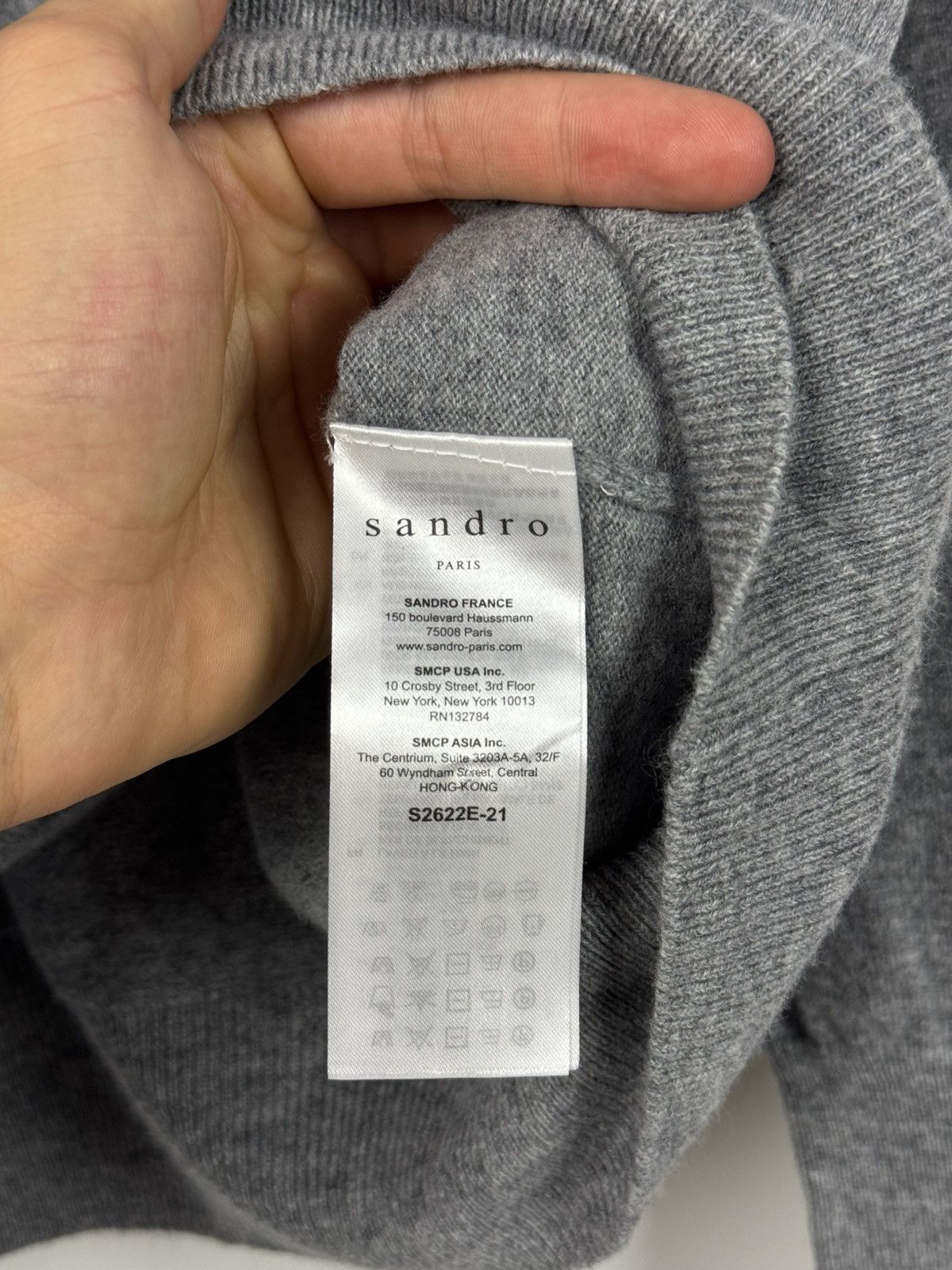 Sandro Sandro Paris Dancing Wool Blend Women’s Sweater Size L / US 10 / IT 46 - 10 Thumbnail
