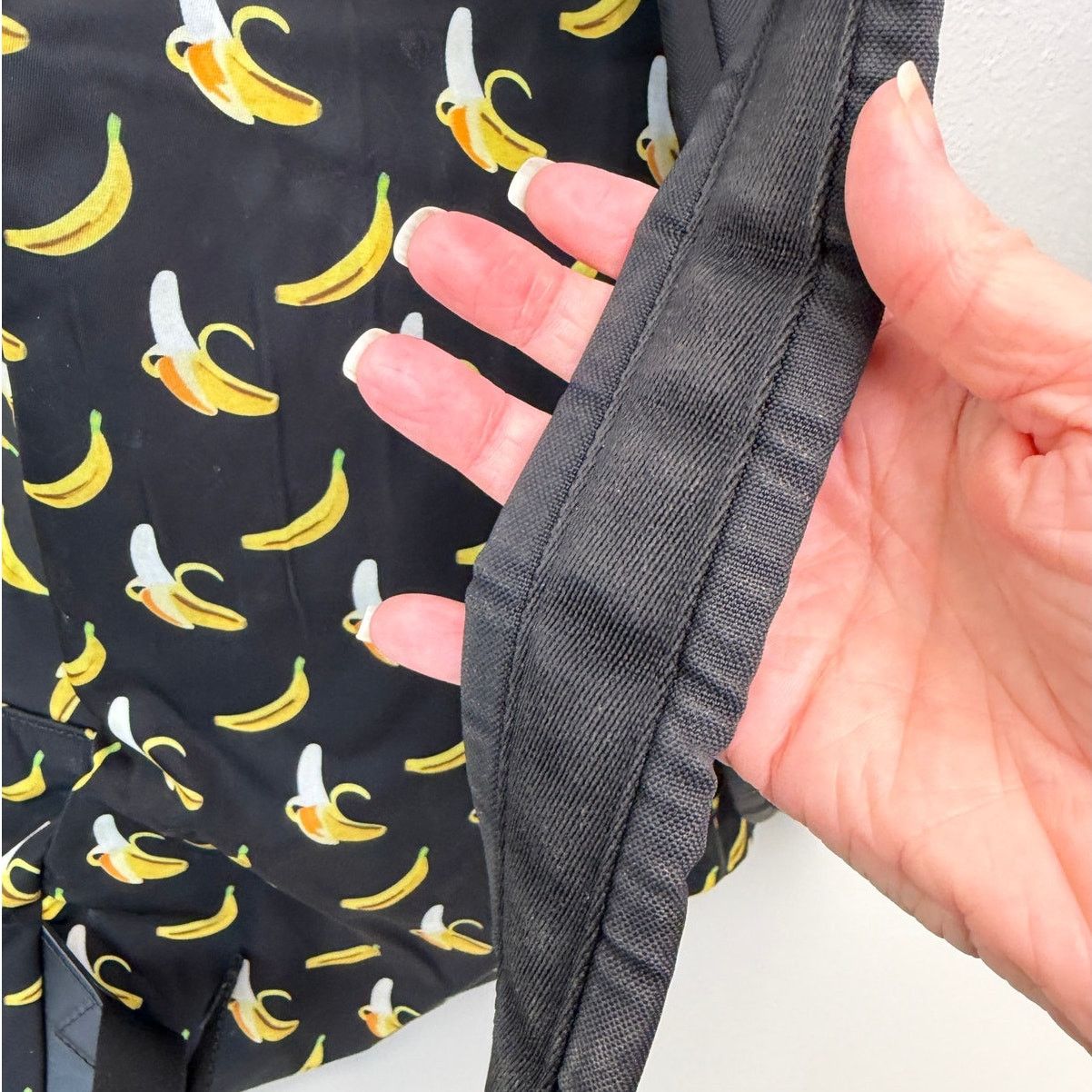 Giuseppe Zanotti Giuseppe Zanotti Banana Print Nylon Backpack Designer Luxury Size ONE SIZE - 10 Thumbnail