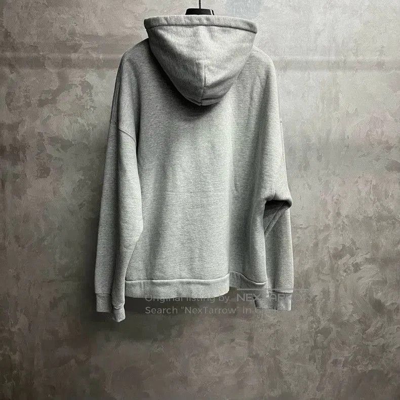 Balenciaga Balenciaga Gray Logo Print Hoodie. Size US XL / EU 56 / 4 - 2 Thumbnail