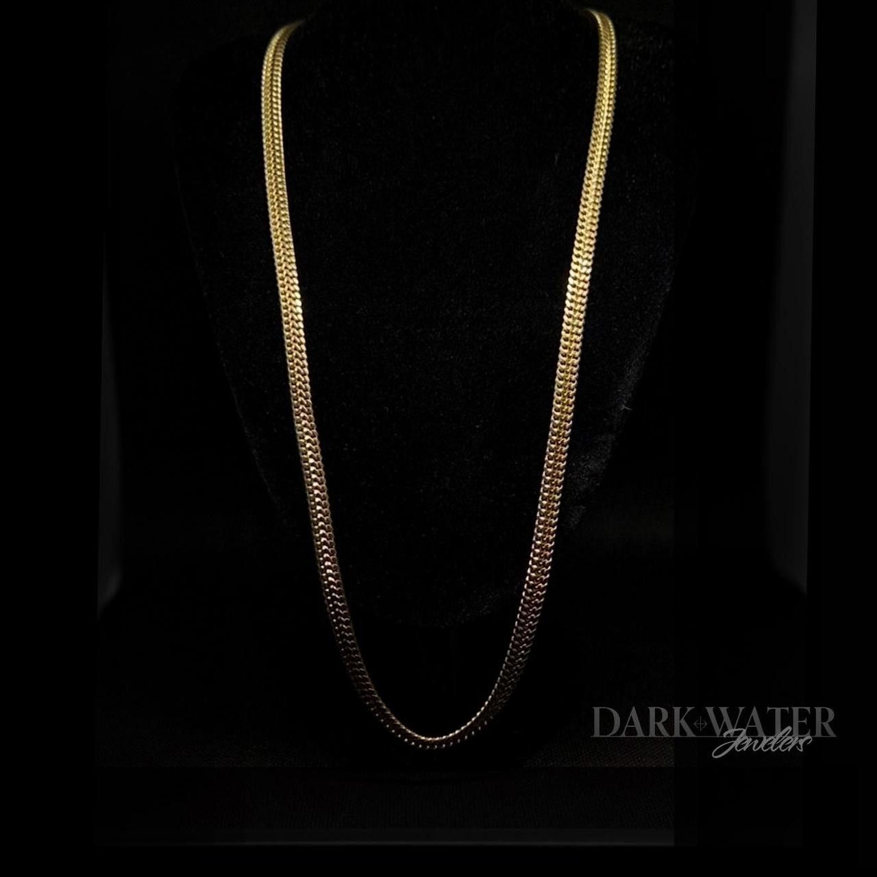 Other VTG 24.7g Double Curb Gold-Wash Link Chain Size ONE SIZE - 2 Thumbnail