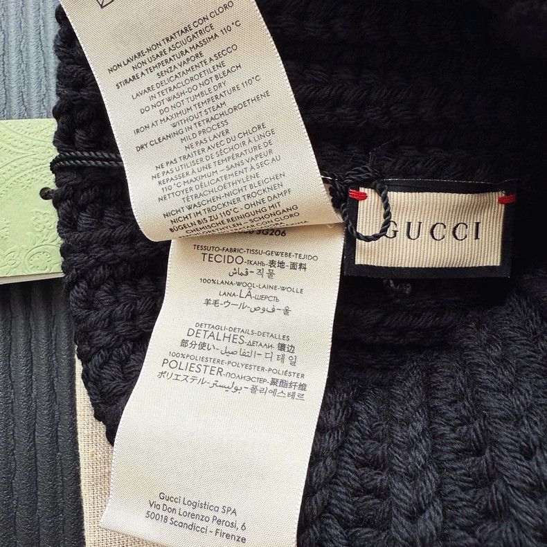 Gucci Gucci SizeM Knitted cold hat Size ONE SIZE - 8 Thumbnail